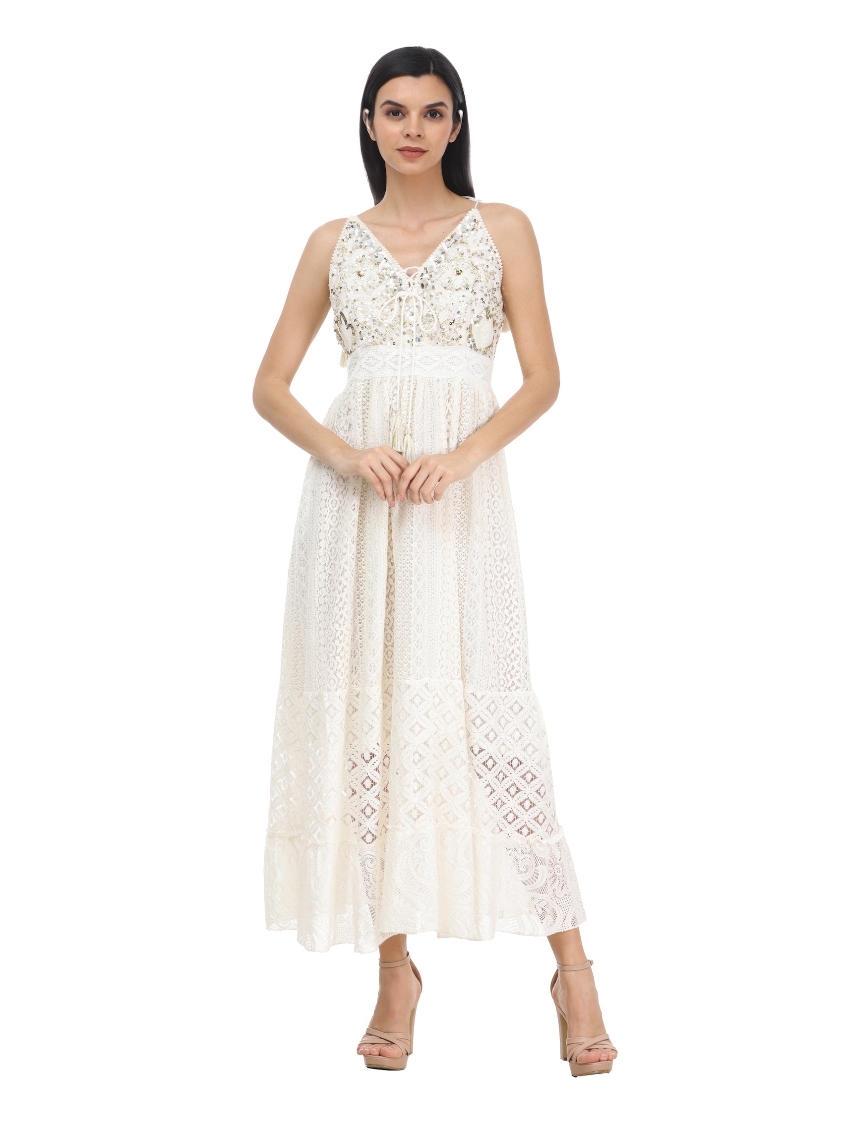 Lyza Strapy Long Dress