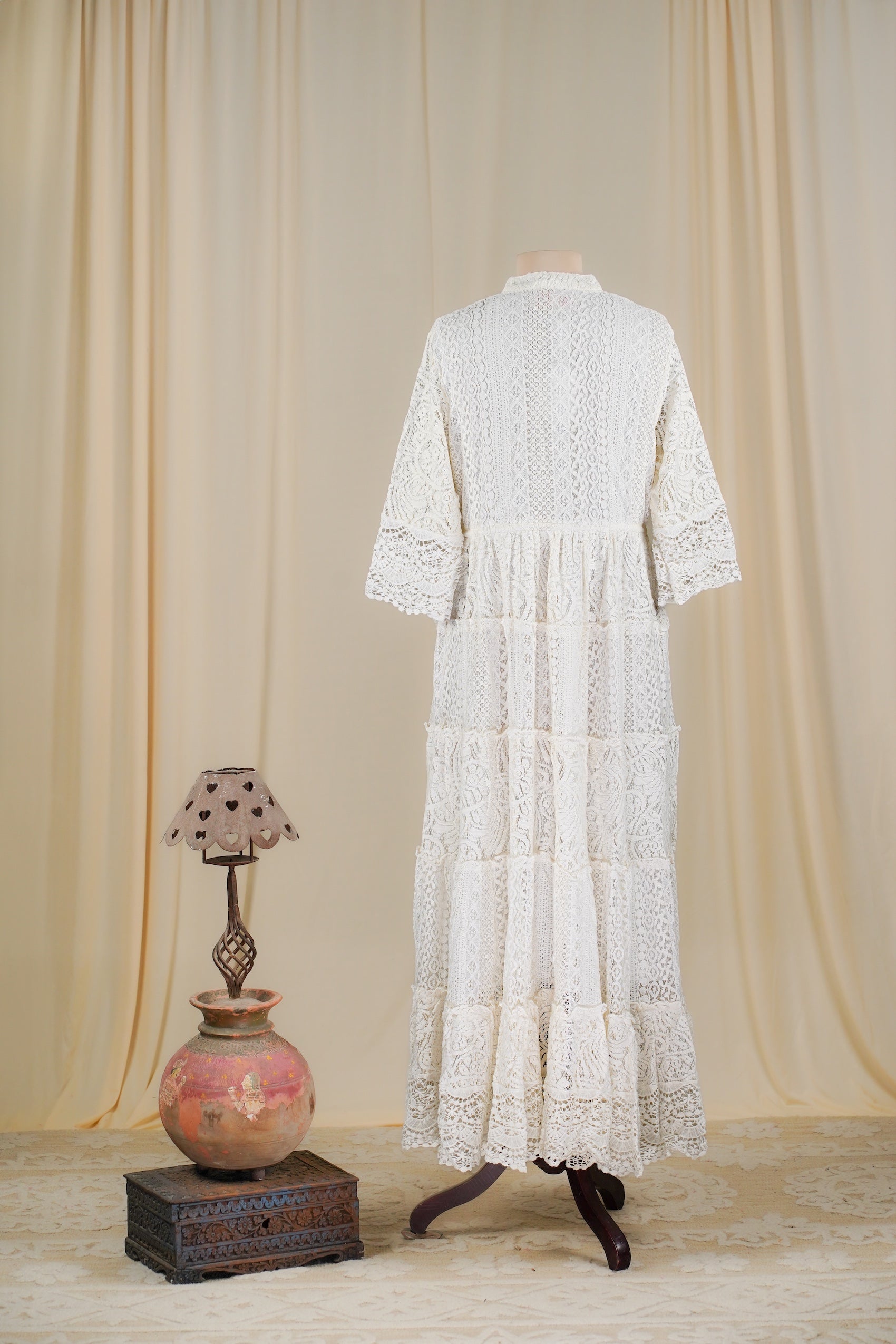 Lyza V-Neck Long Dress