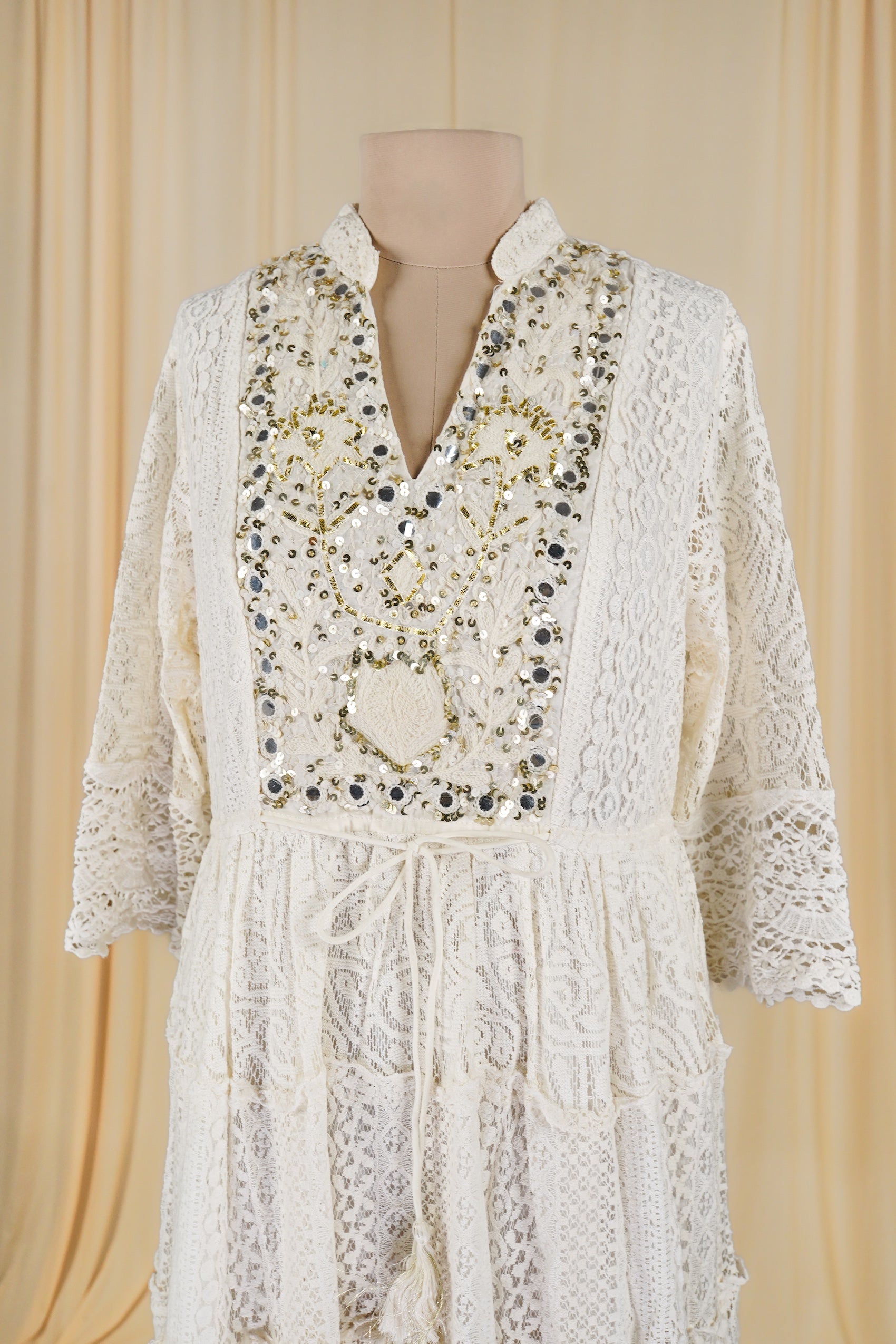 Lyza V-Neck Long Dress