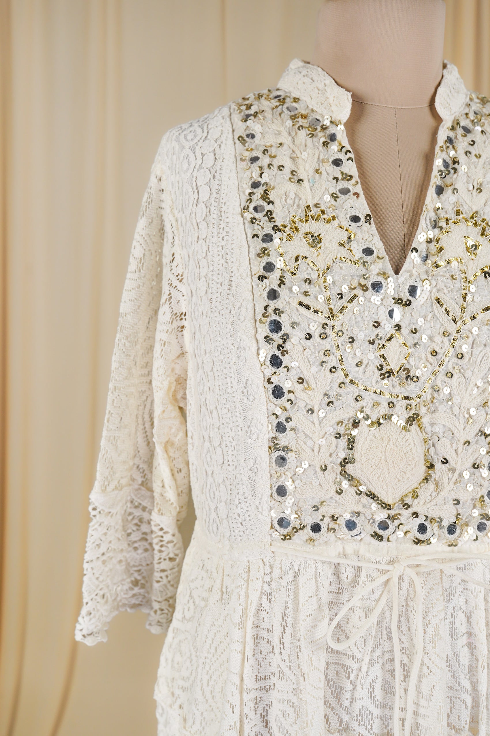 Lyza V-Neck Long Dress