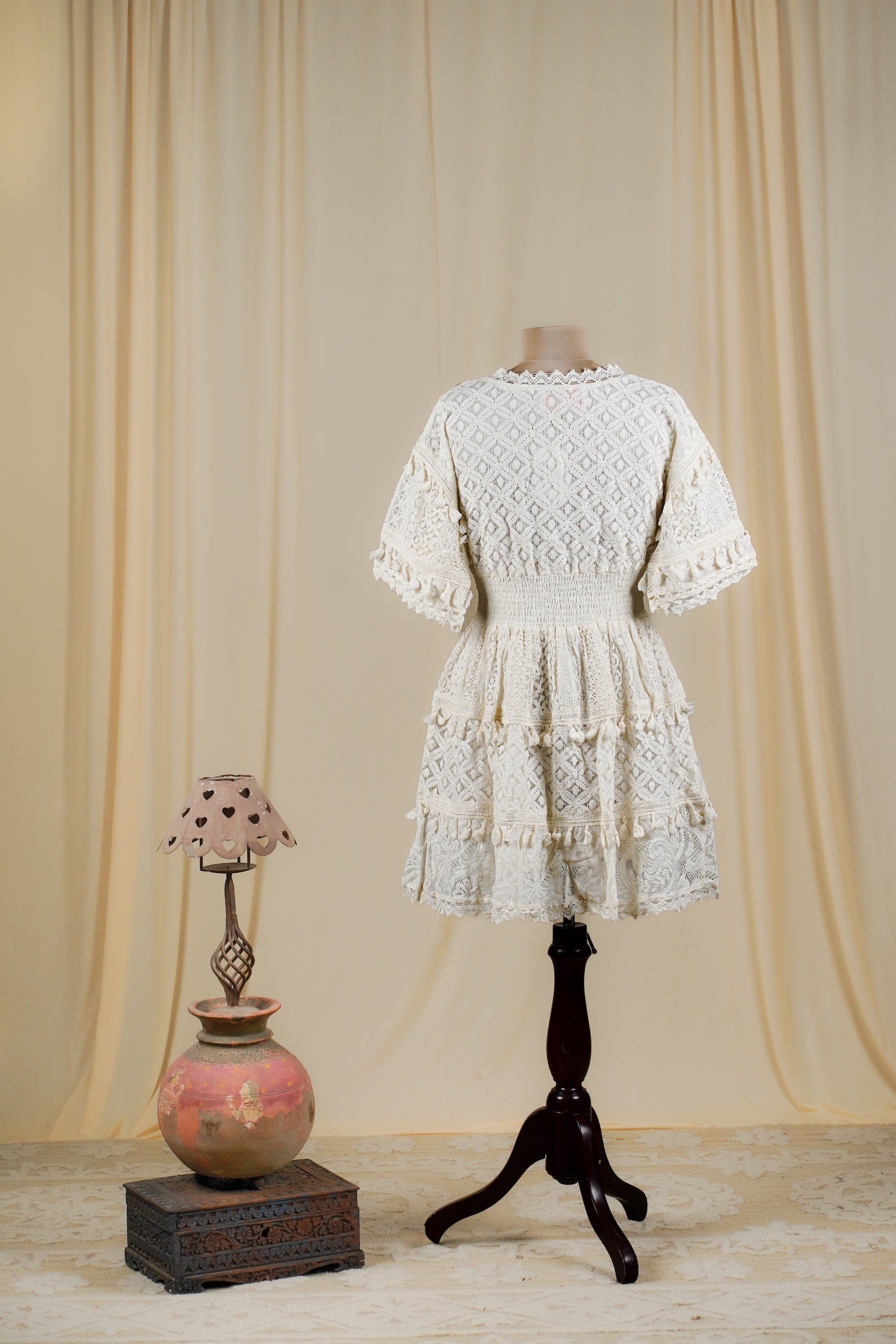 Lyza V-Neck Short Dress