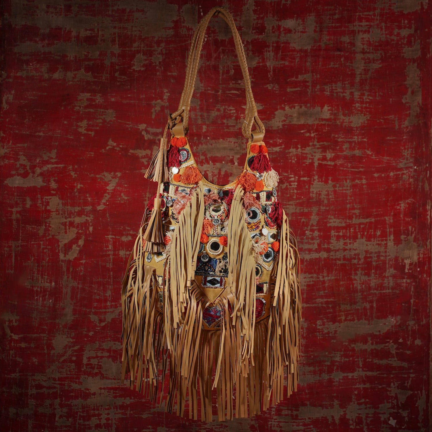 Mirror Tote - Beige