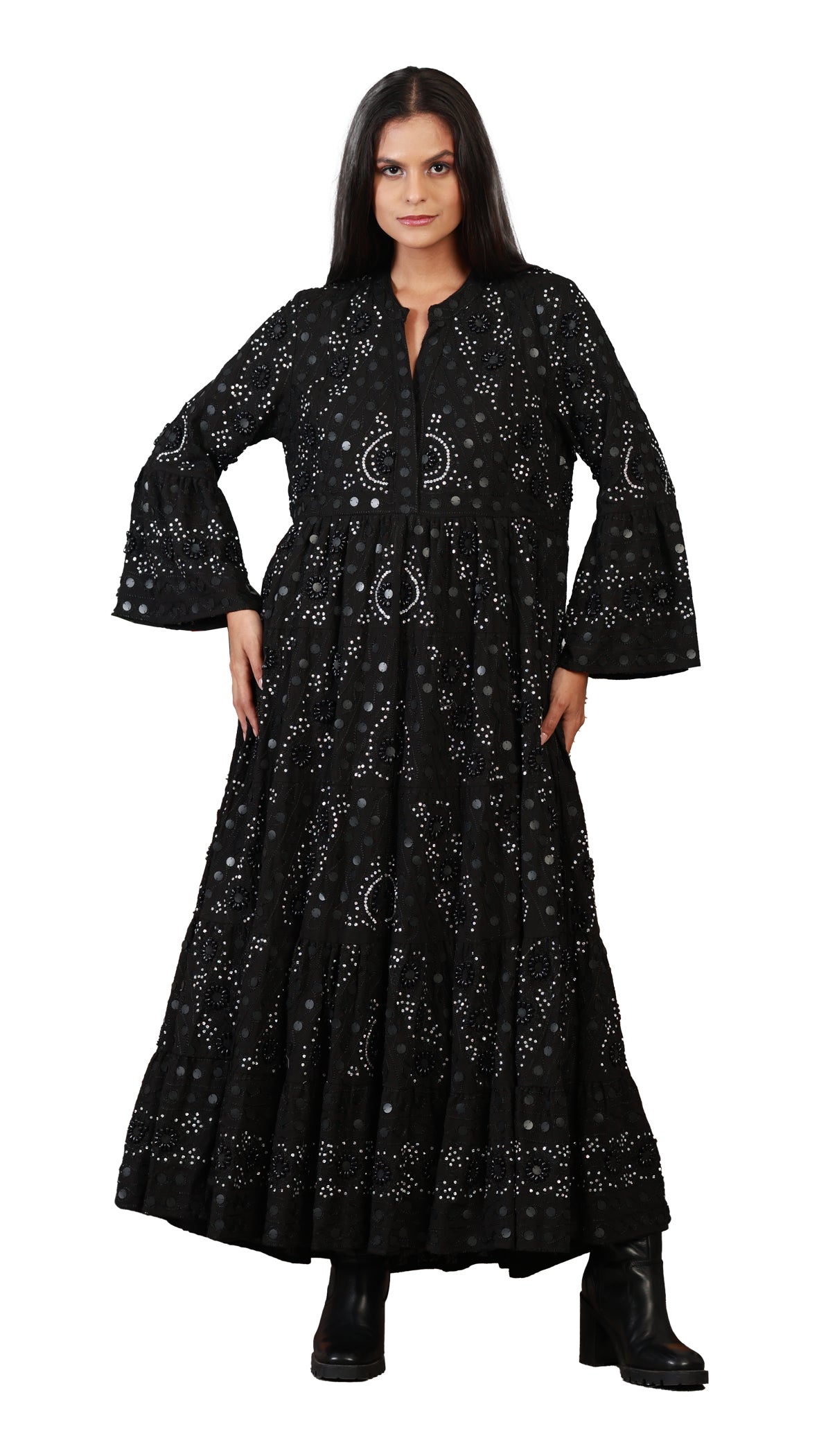 Black Nuri Long Tuinic