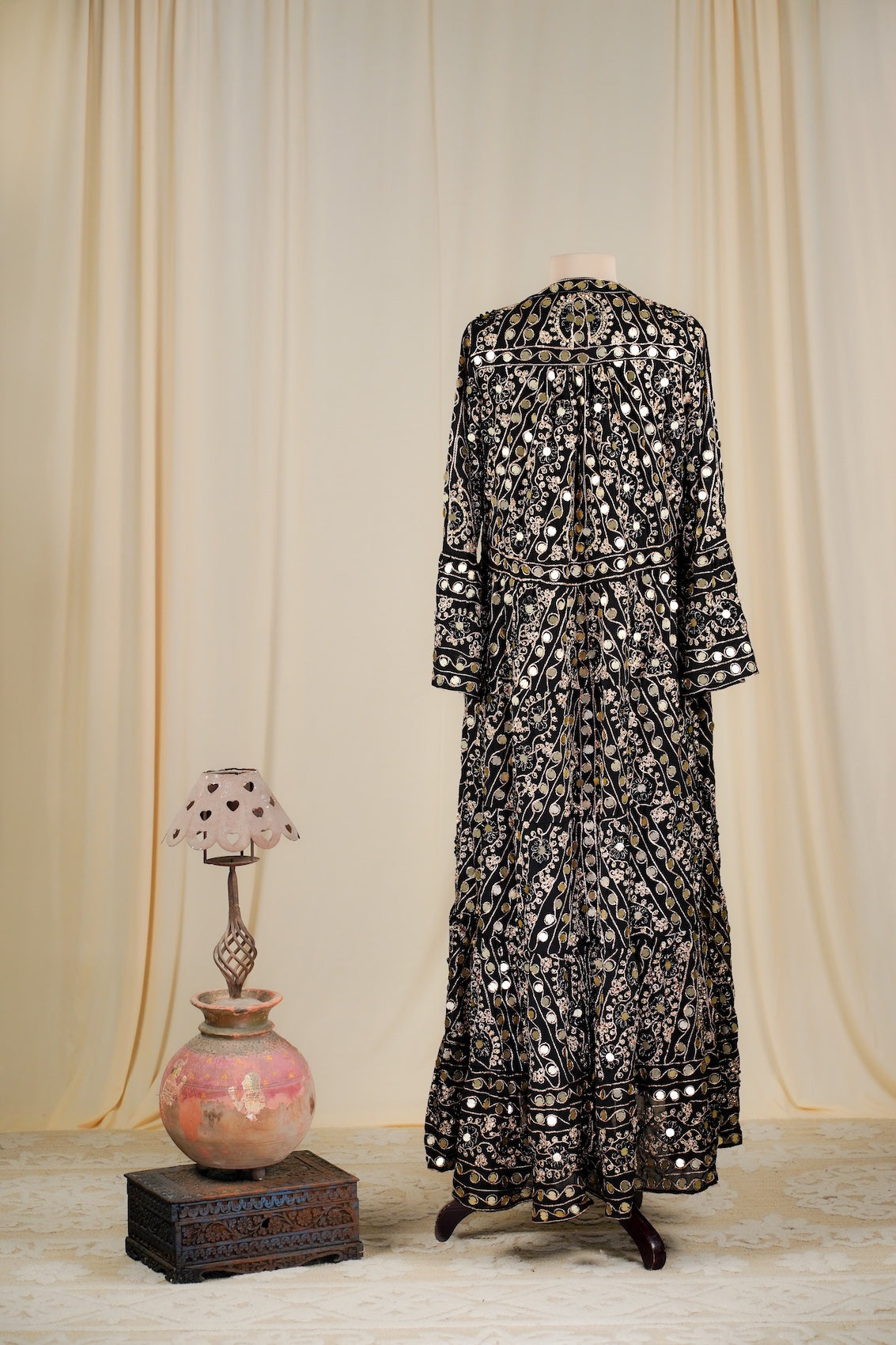 Black-Gold Nuri Long Tunic