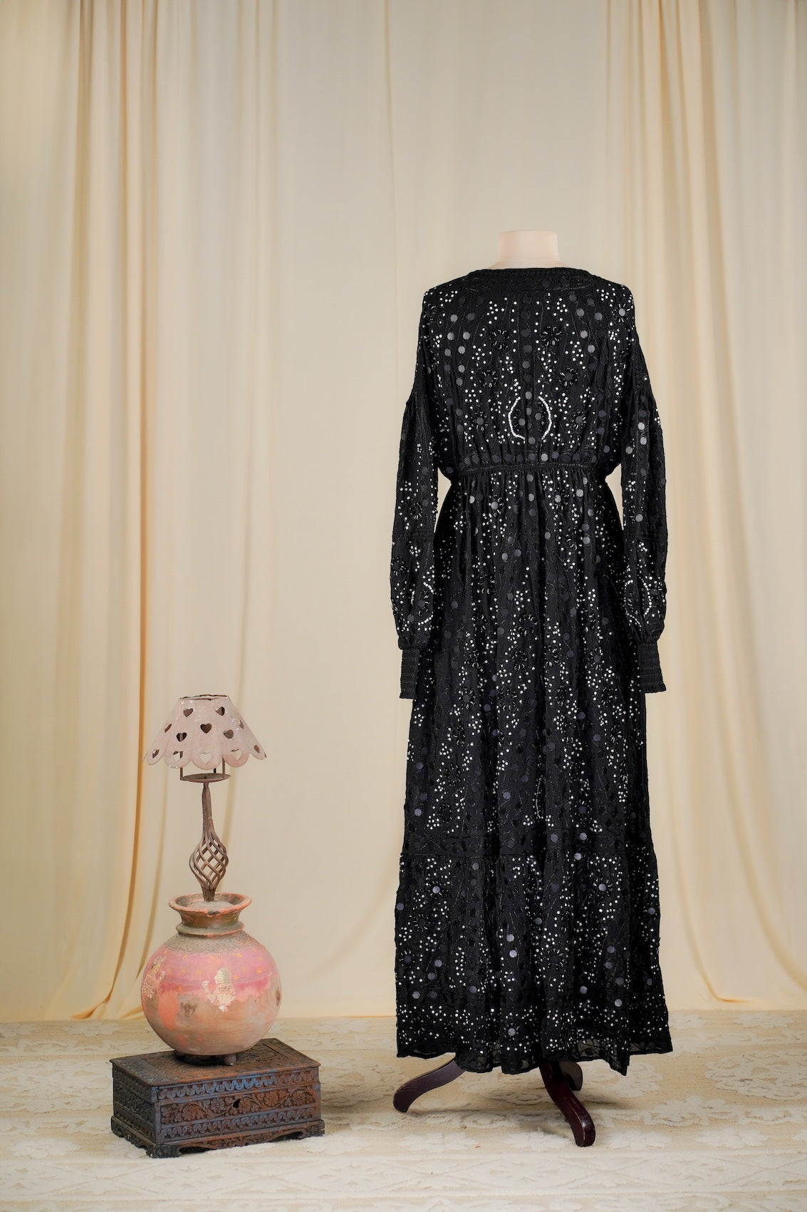 Black Nuri Maxi Dress