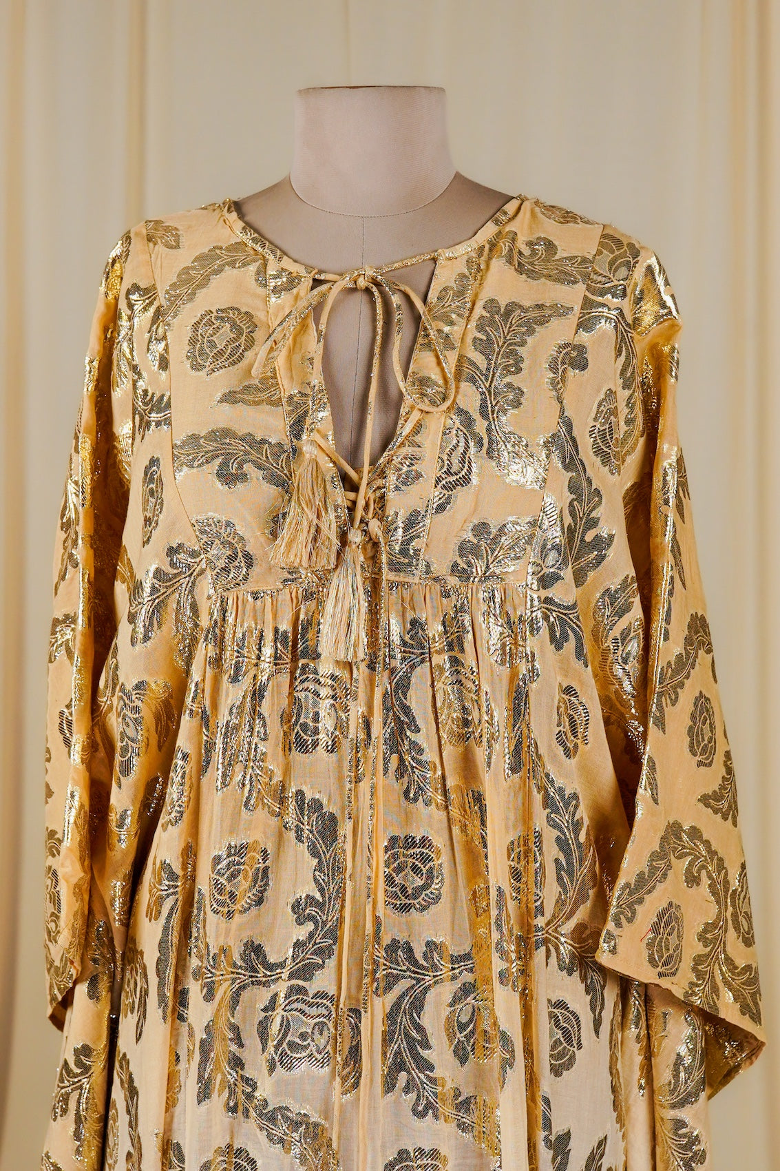 Beige-Cream Ombre Kaftan