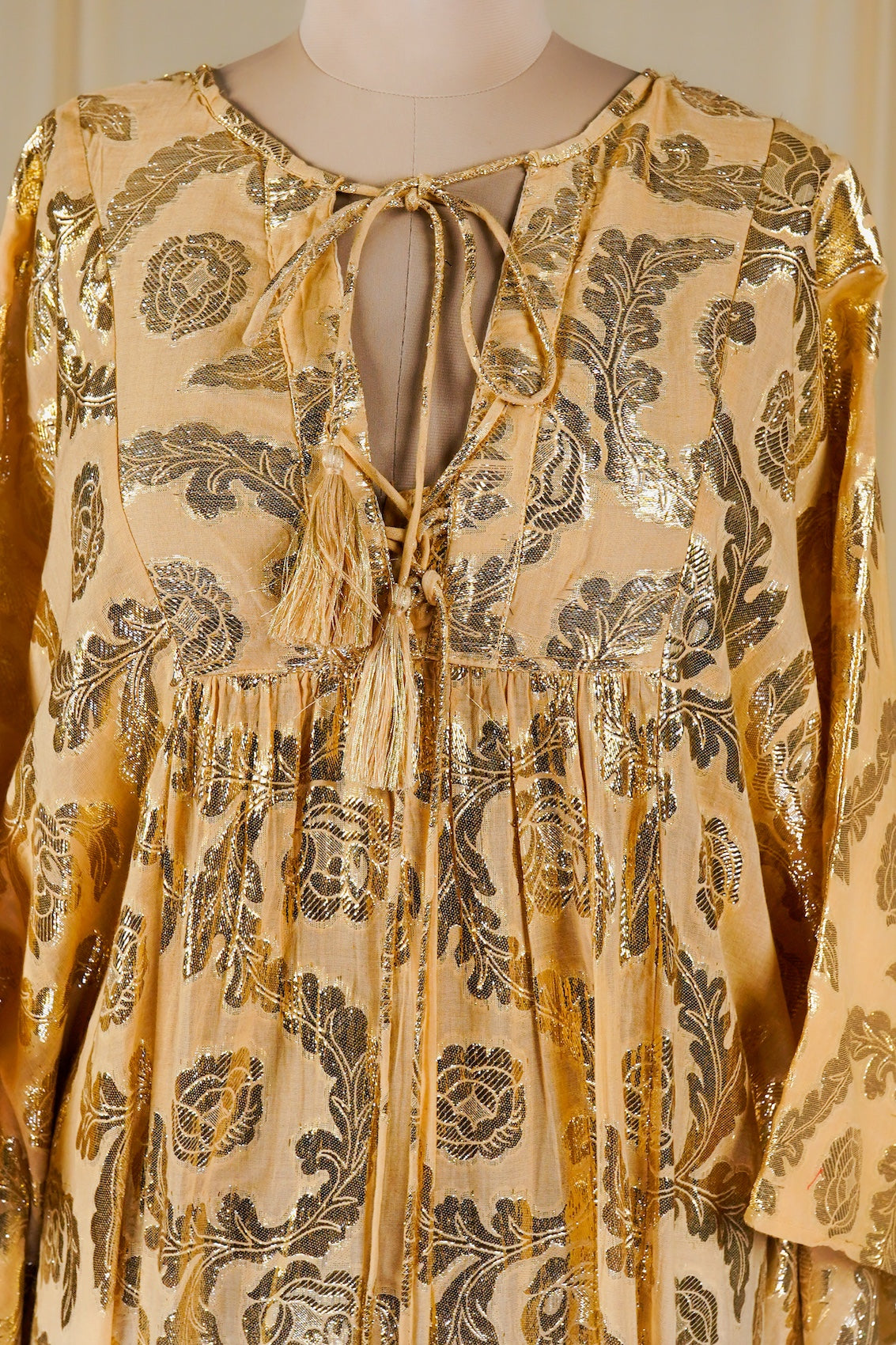 Beige-Cream Ombre Kaftan