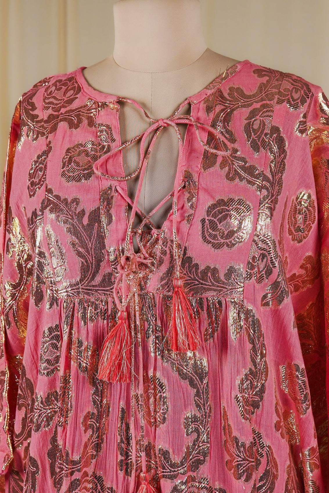 Rose-Aqua Ombre Kaftan