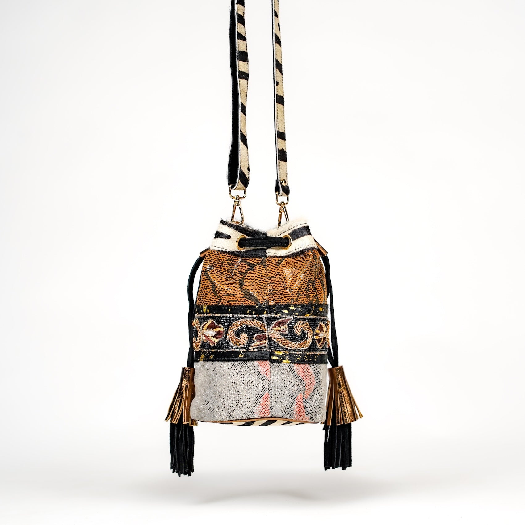 Black Panthera Bucket Bag