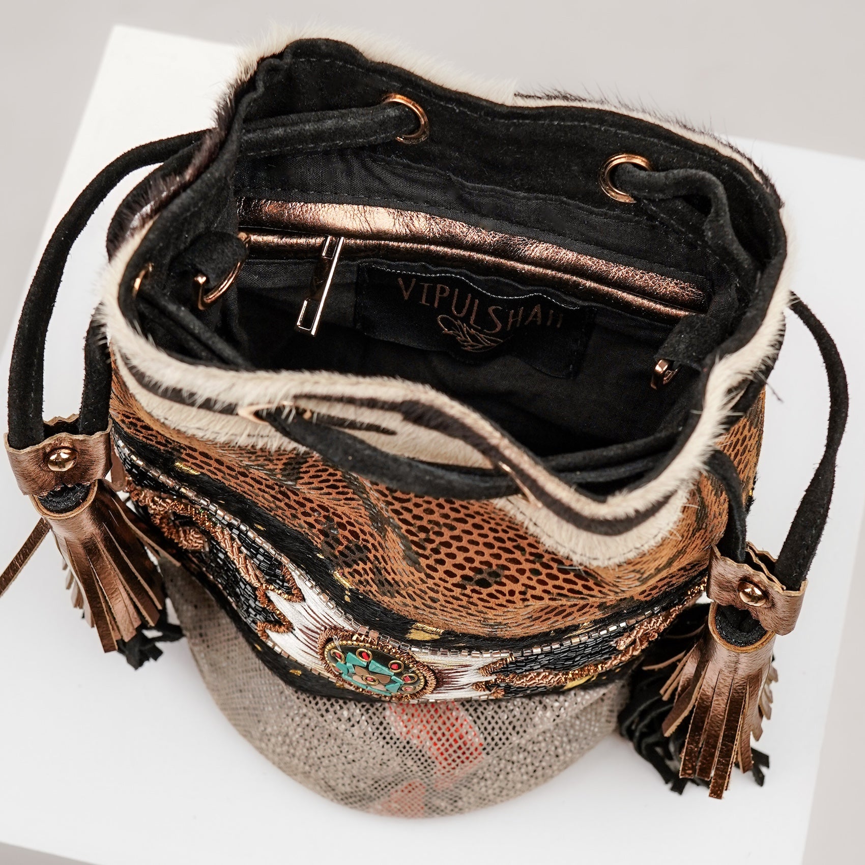 Black Panthera Bucket Bag