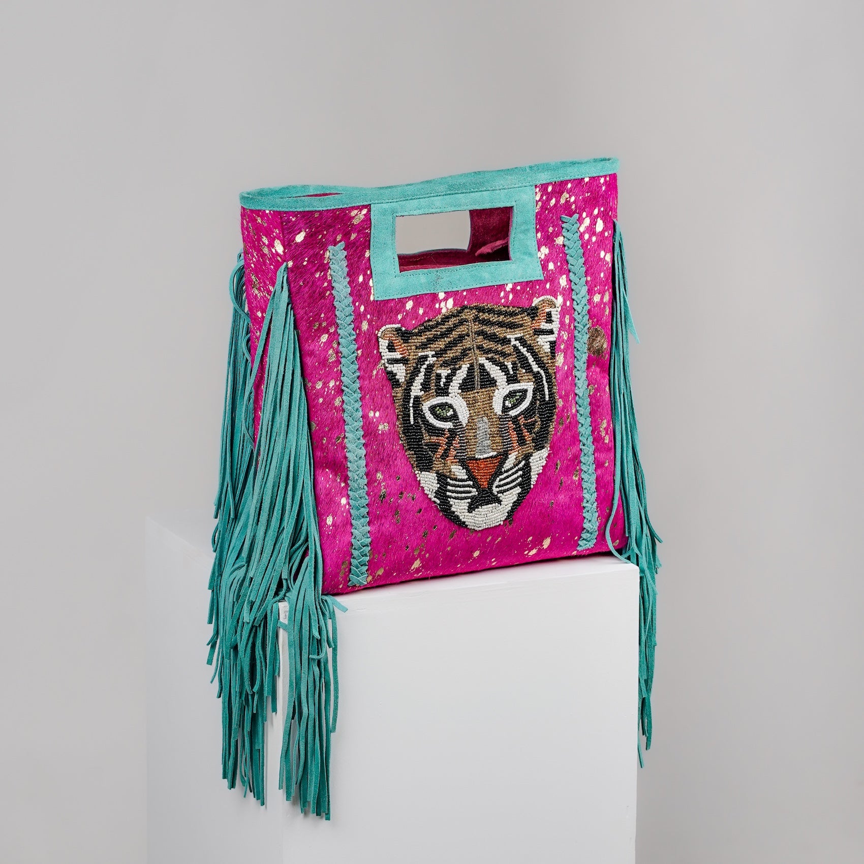Pink Panthera Shoulder Bag