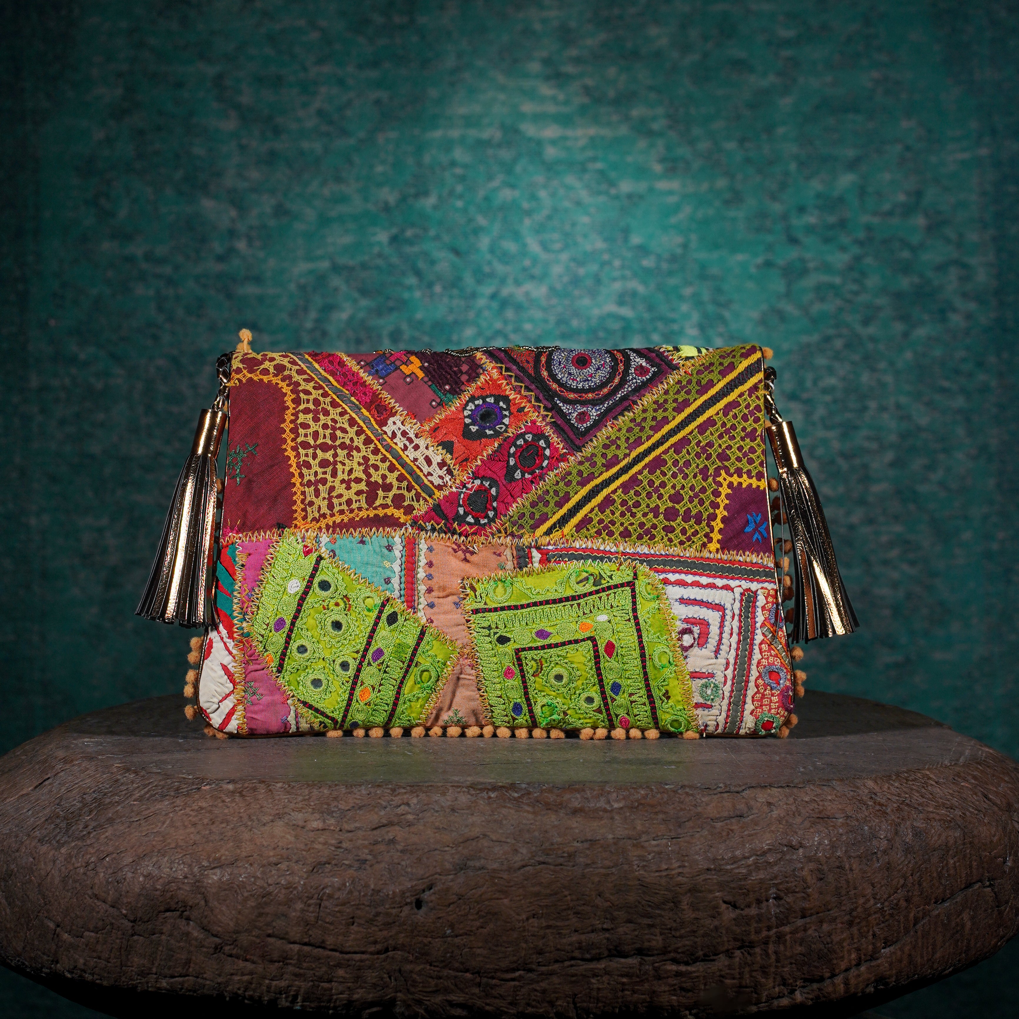 Beige Sitara Clutch 004