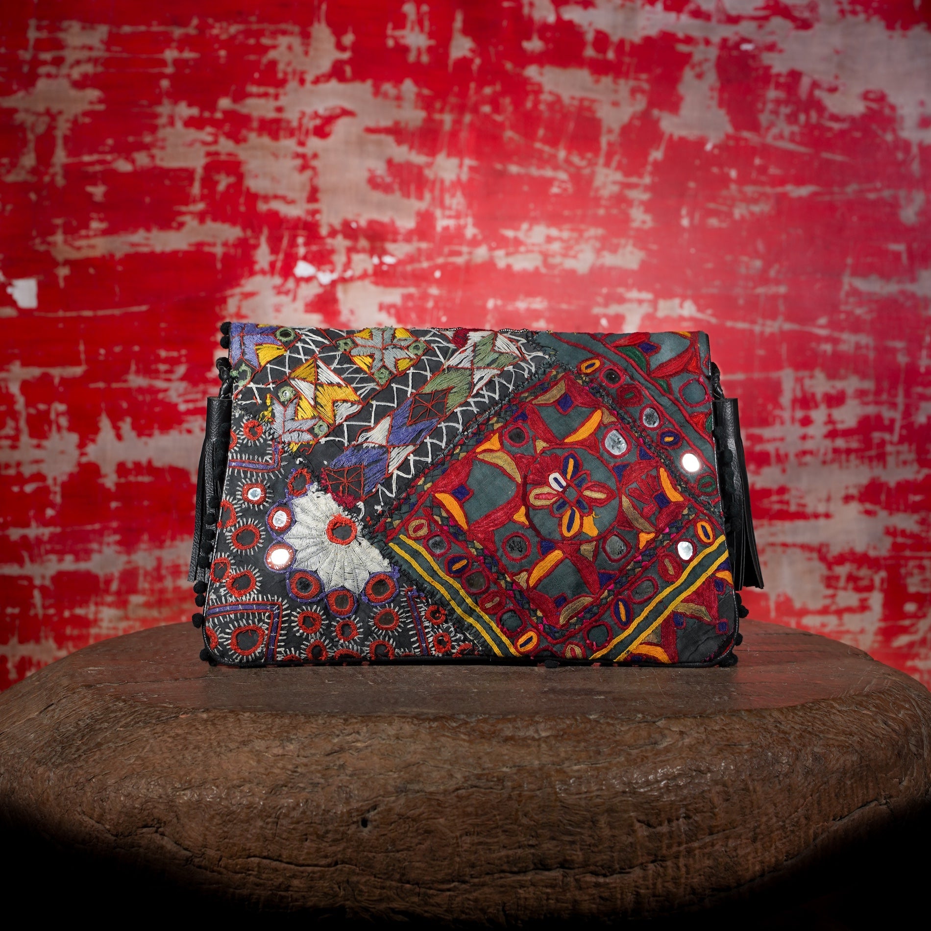 Black Sitara Clutch 027