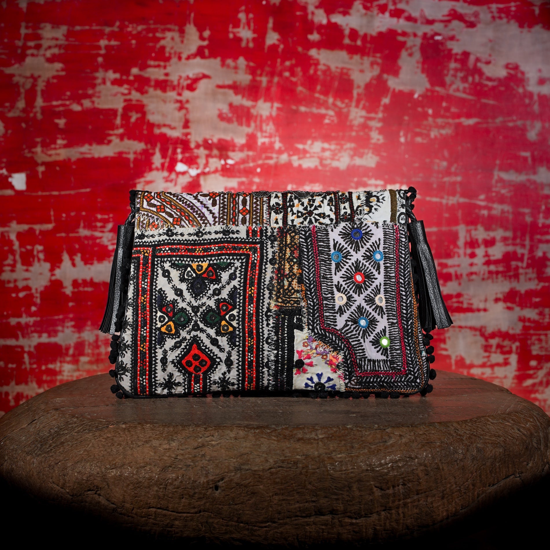 Black Sitara Clutch 028