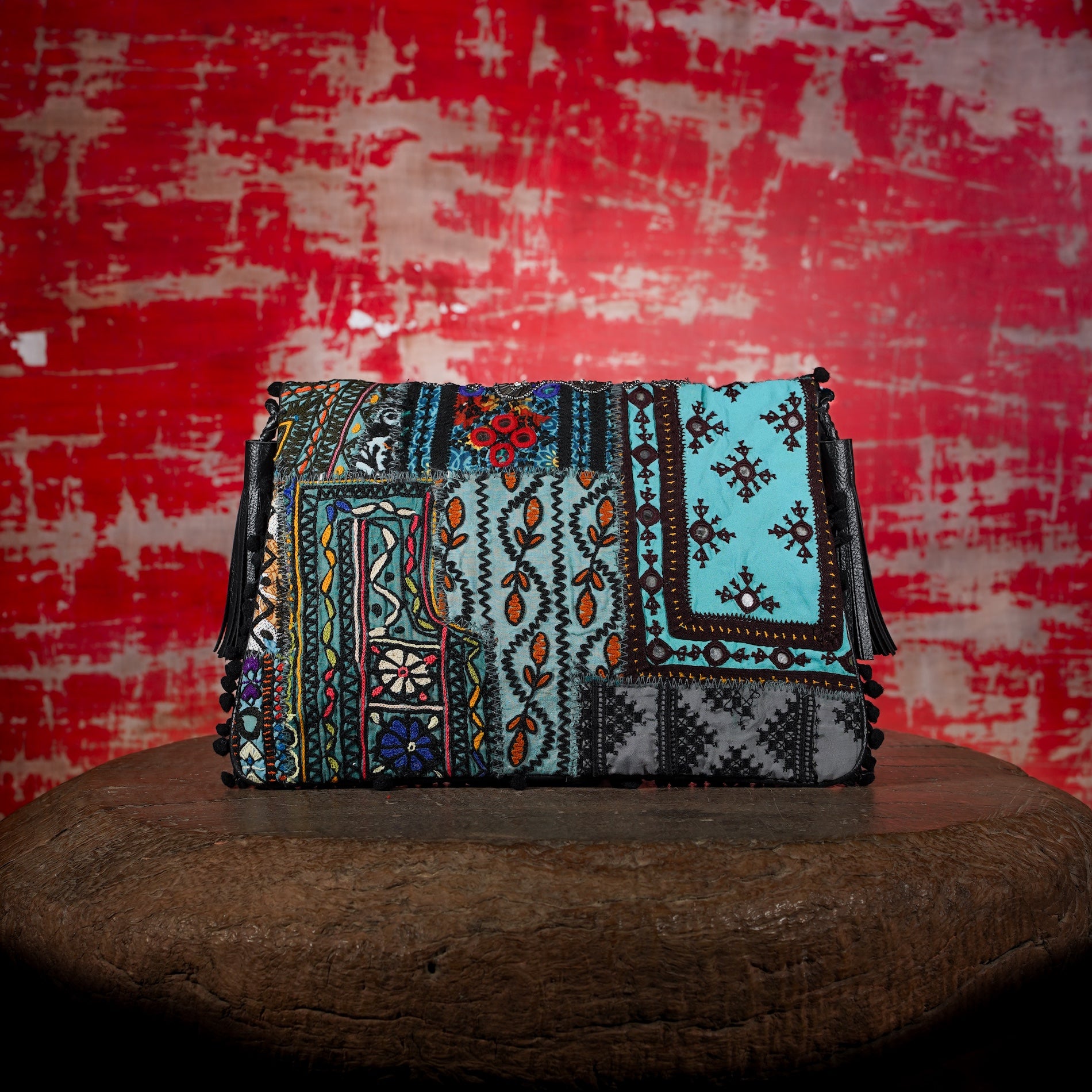 Black Sitara Clutch 029
