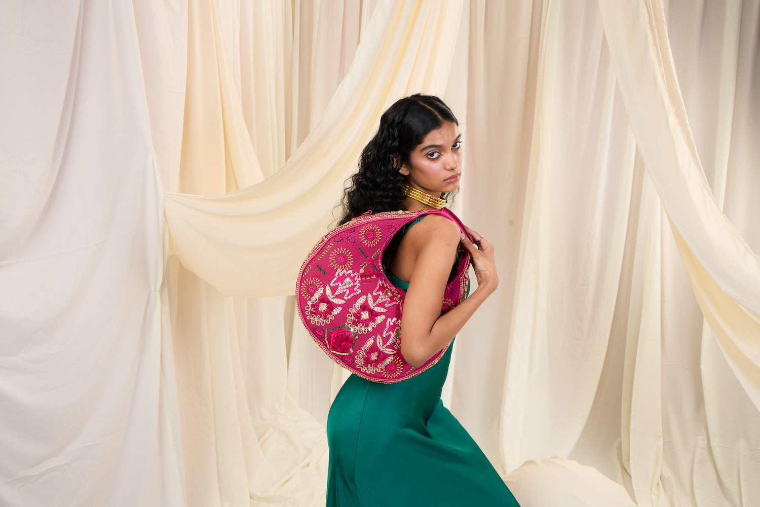 Afia Tote - Fuchsia