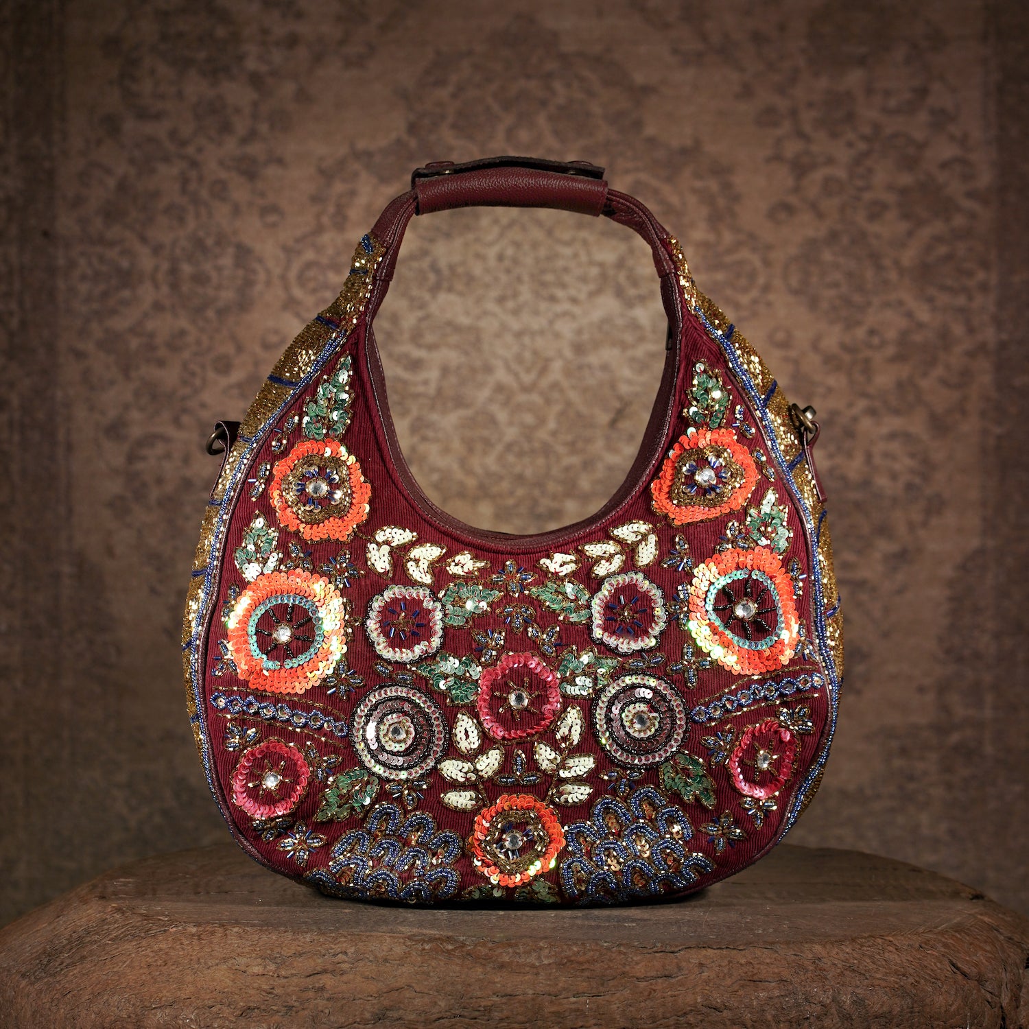 Burgundy Aysel Tote