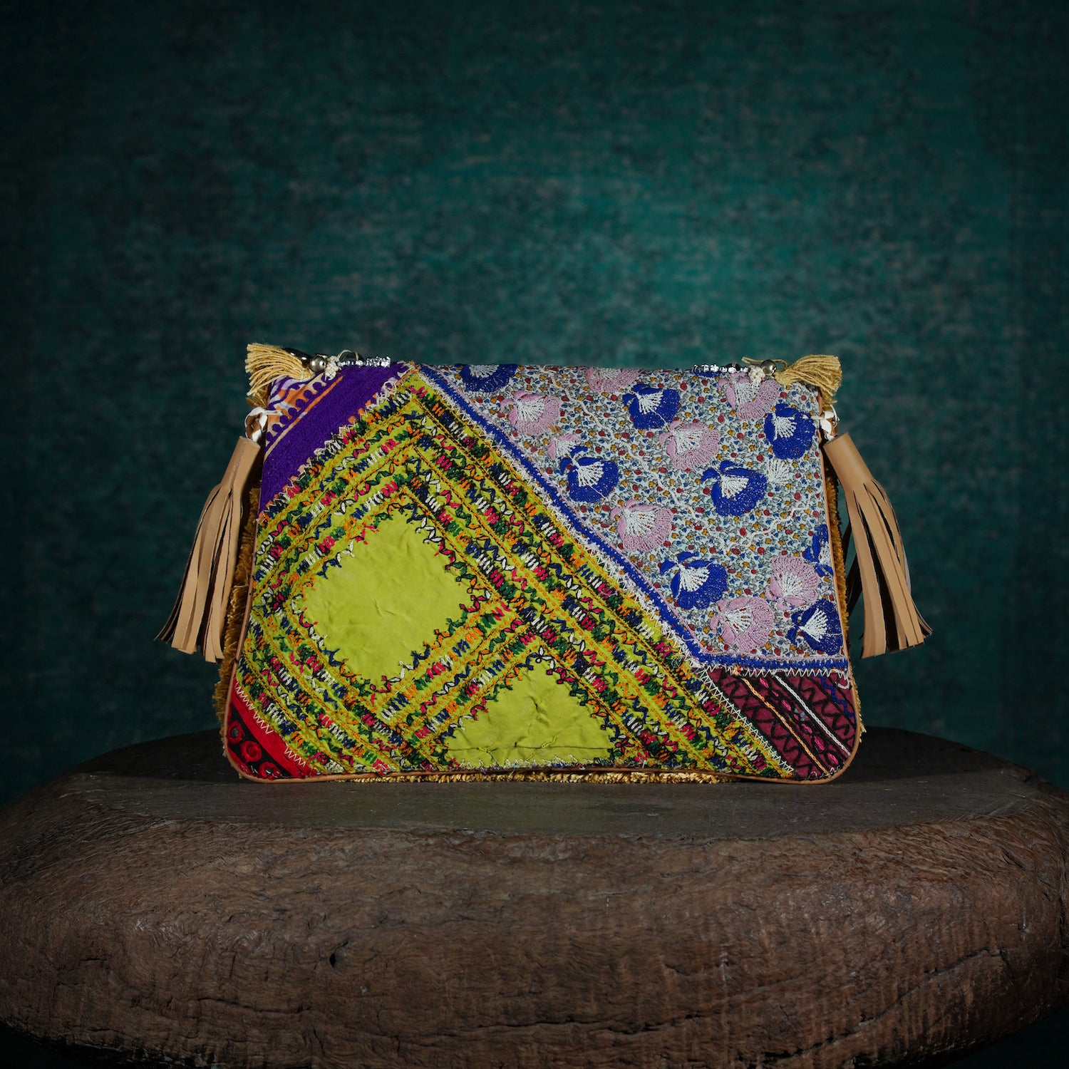 Beige Banjara Clutch 007