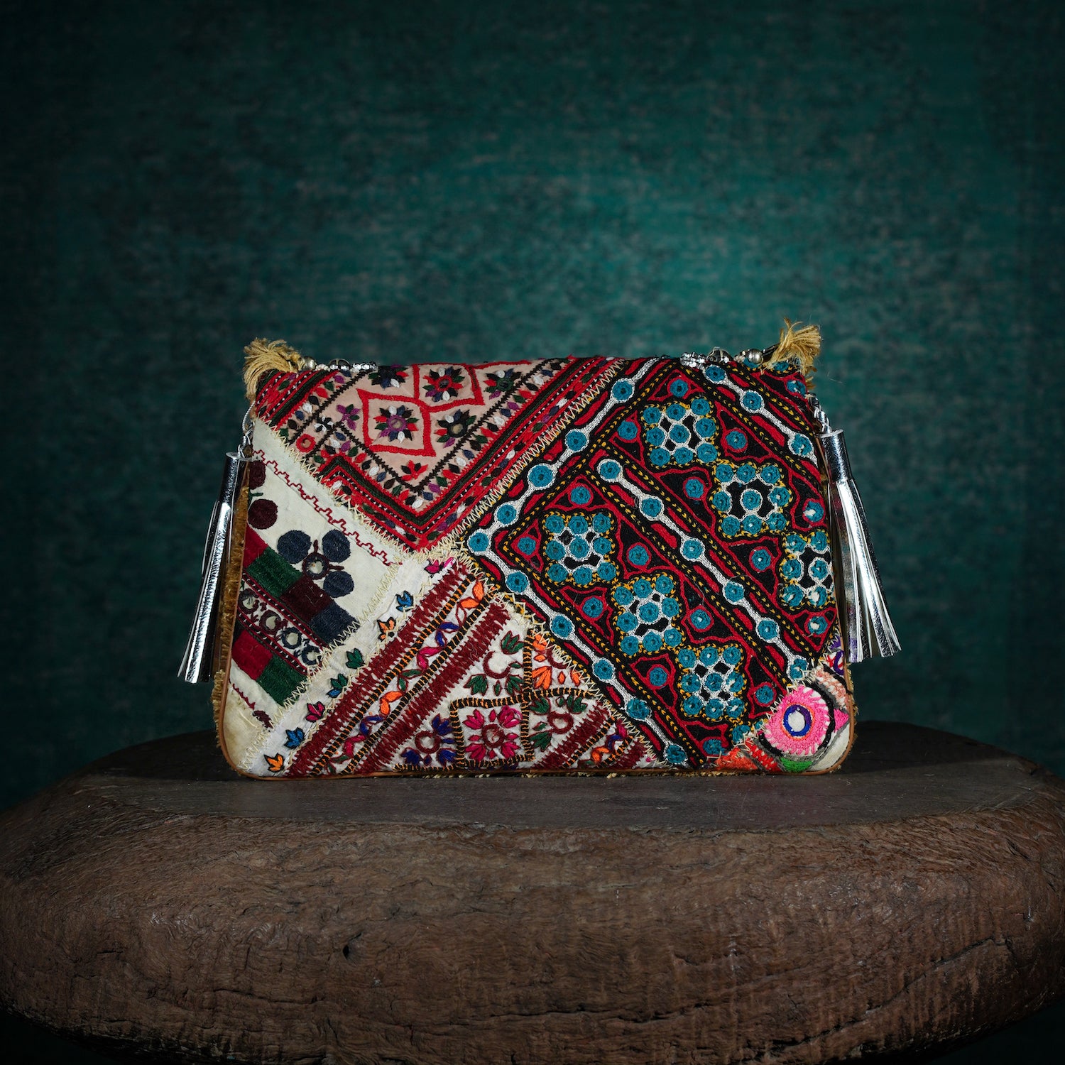 Beige Banjara Clutch 012