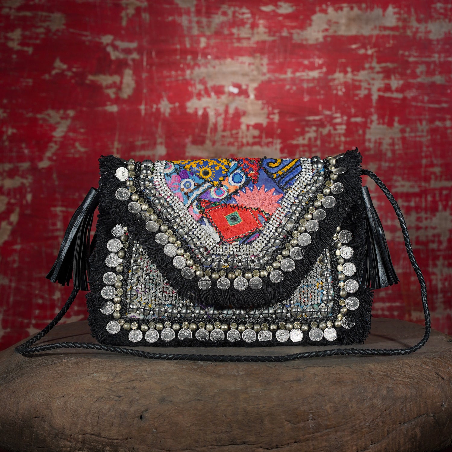 Black Banjara Clutch 006