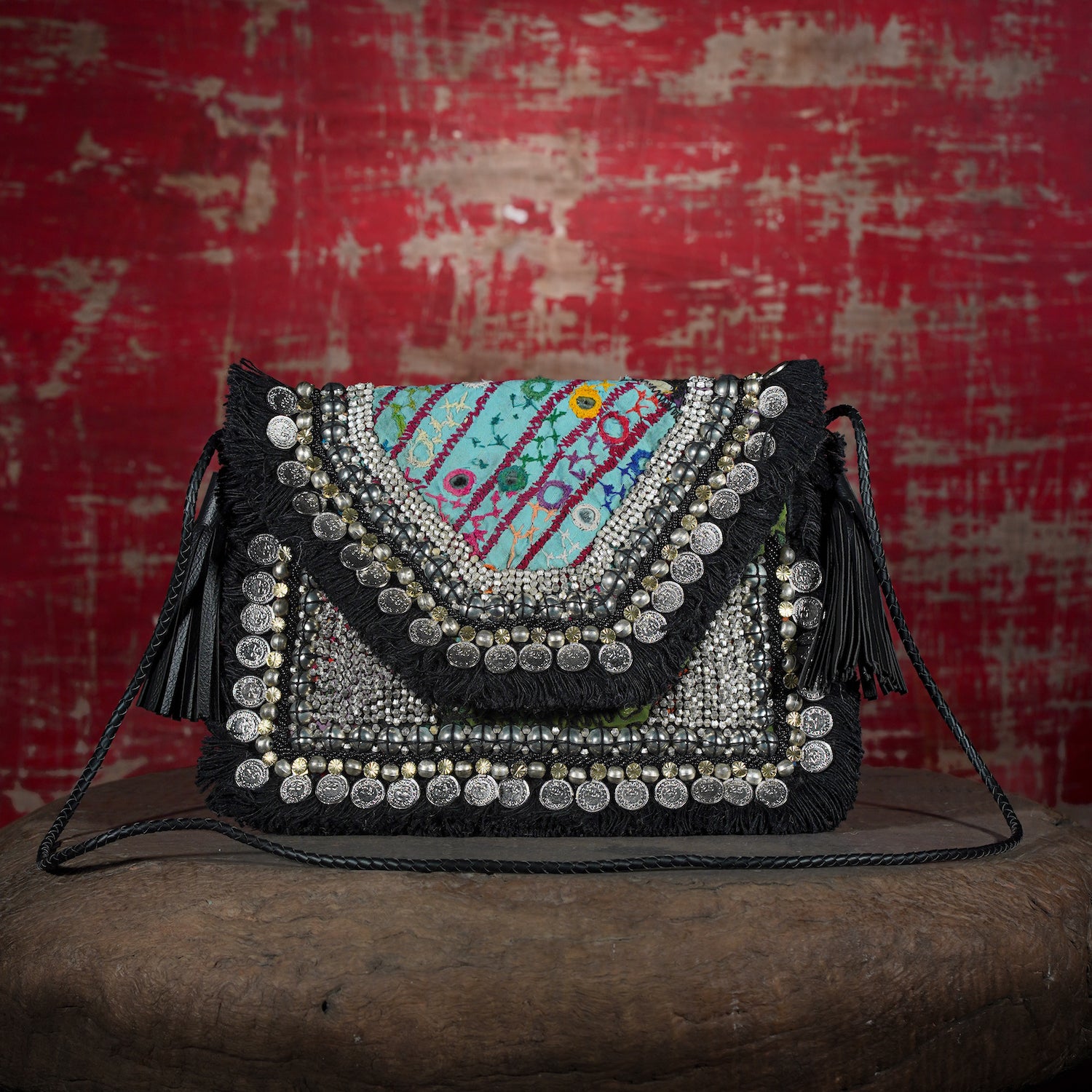 Black Banjara Clutch 010