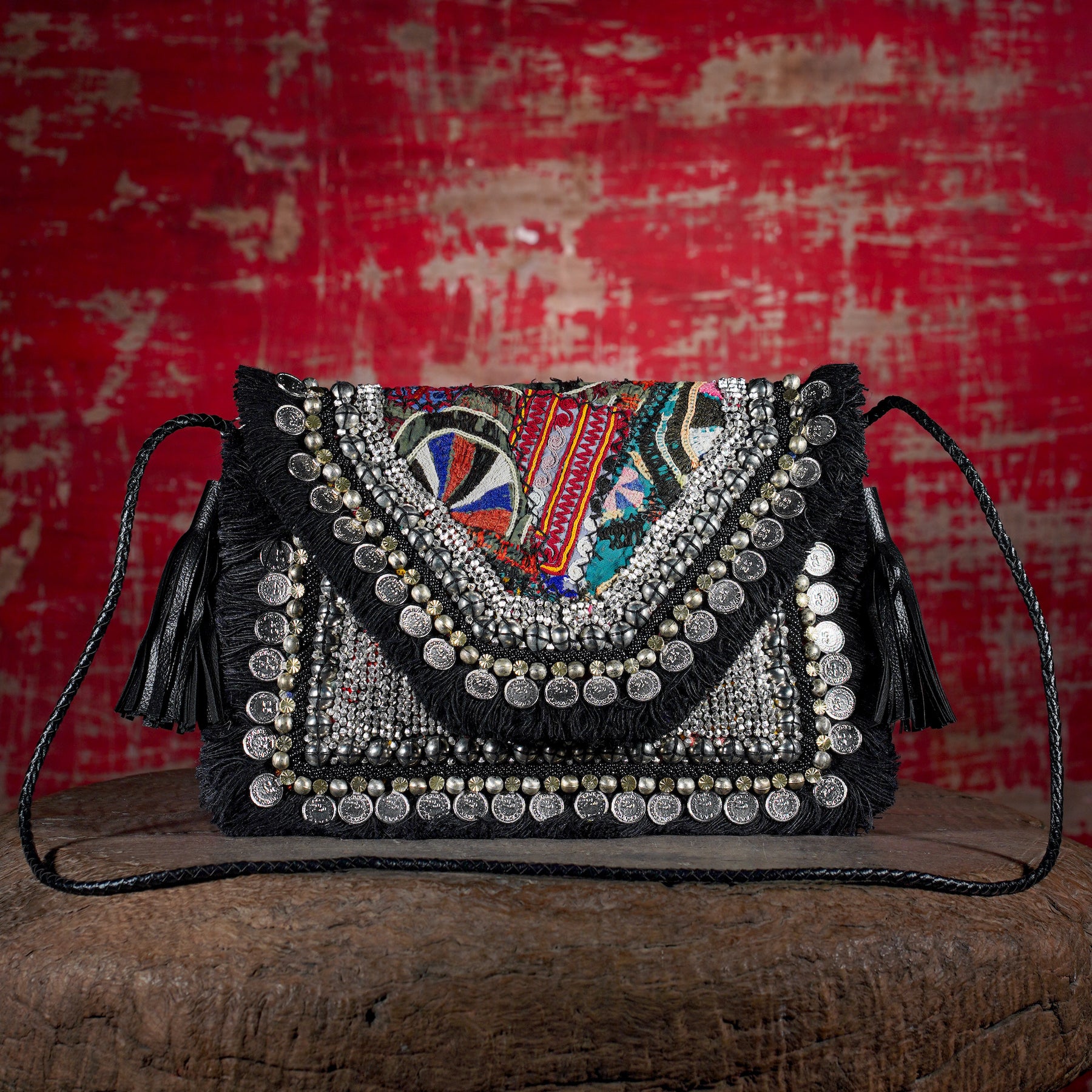 Black Banjara Clutch 011