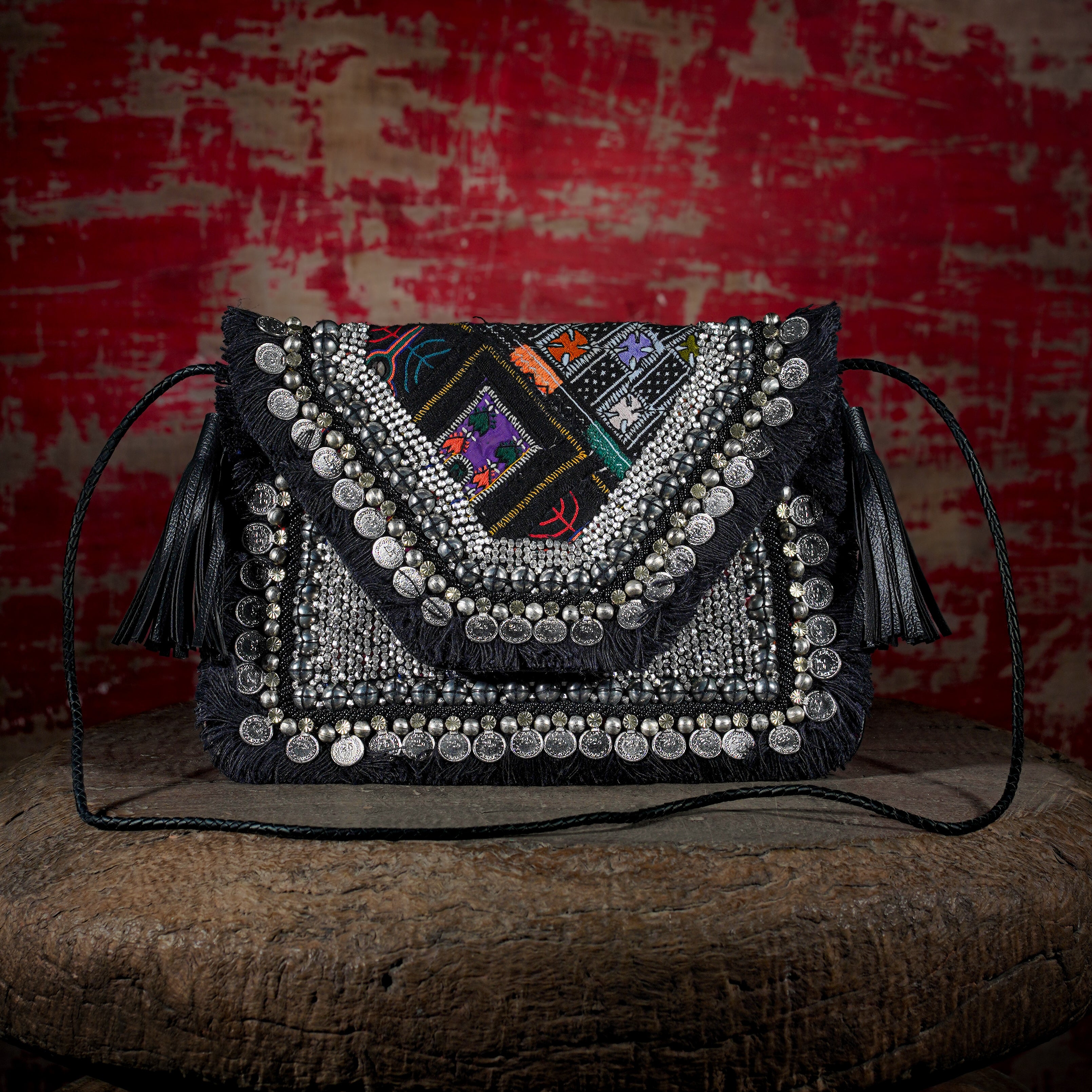 Black Banjara Clutch 016