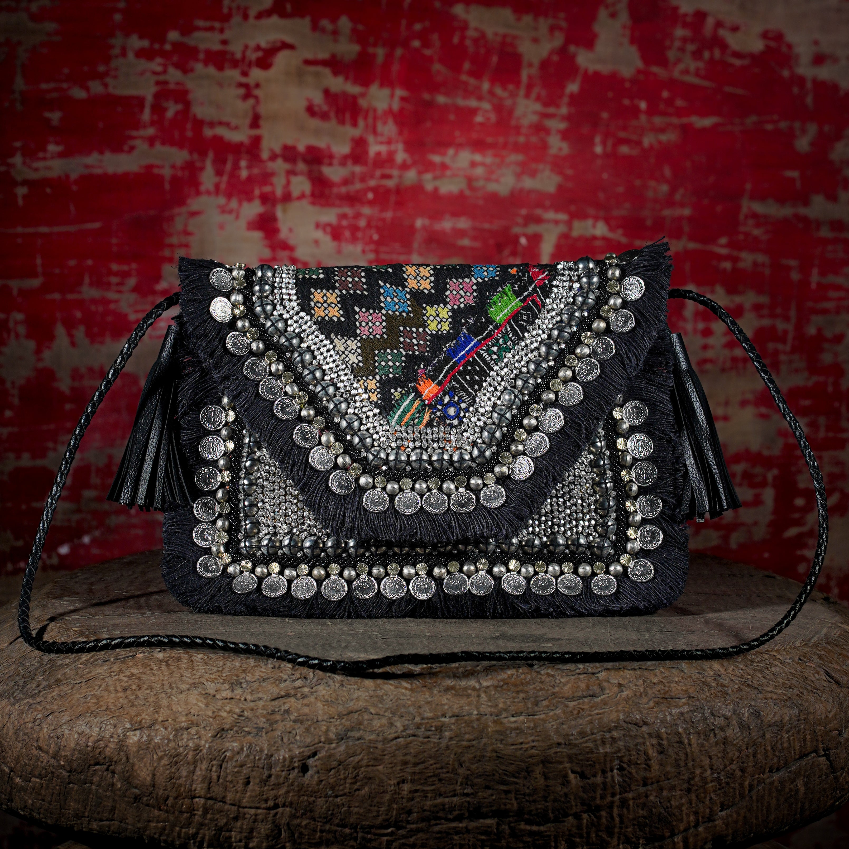 Black Banjara Clutch 018