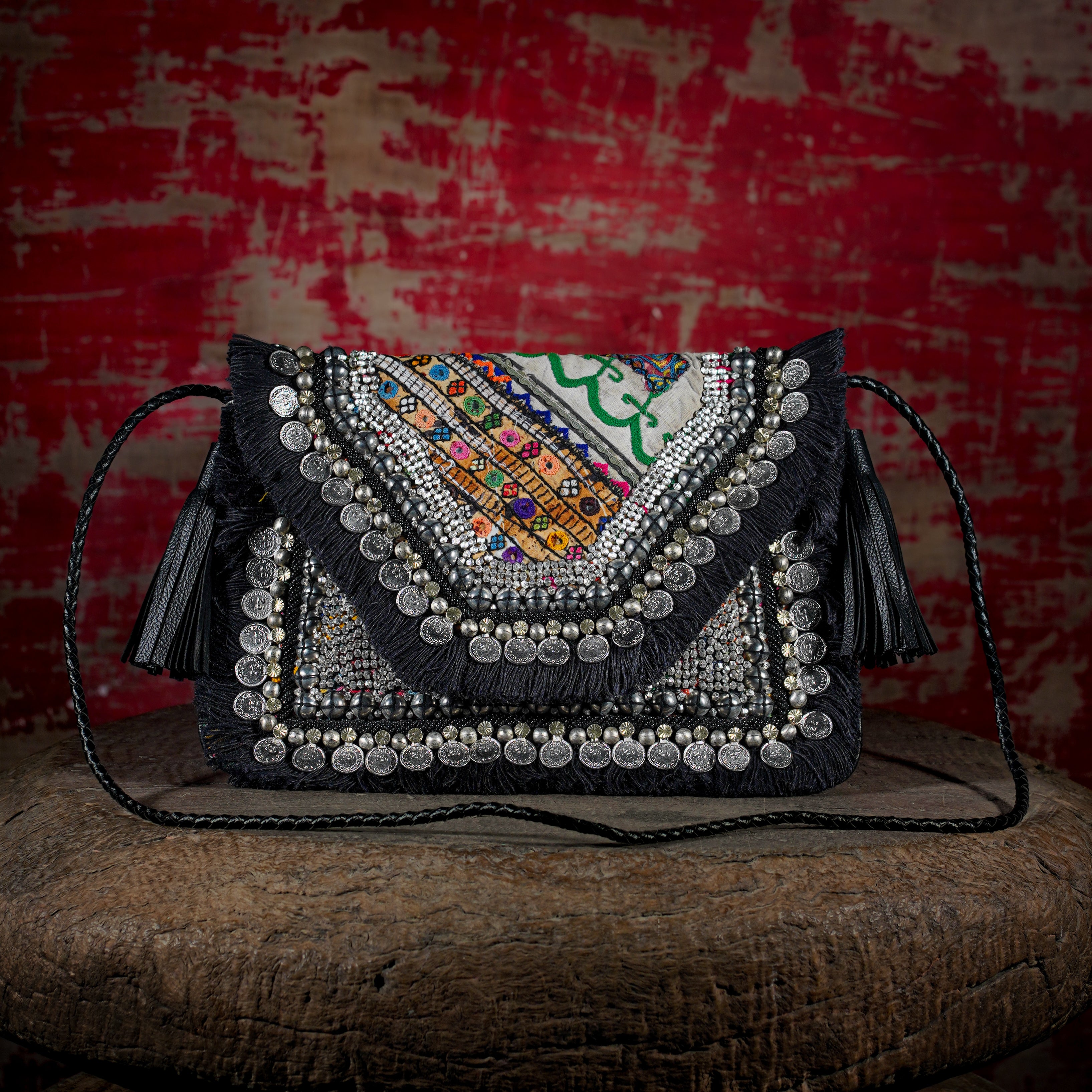 Black Banjara Clutch 019