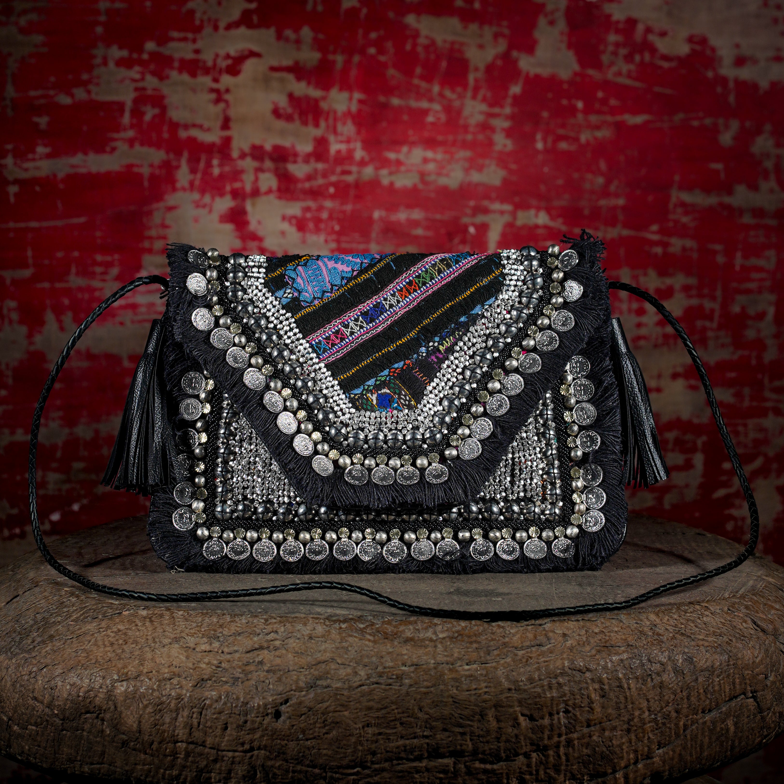 Black Banjara Clutch 020