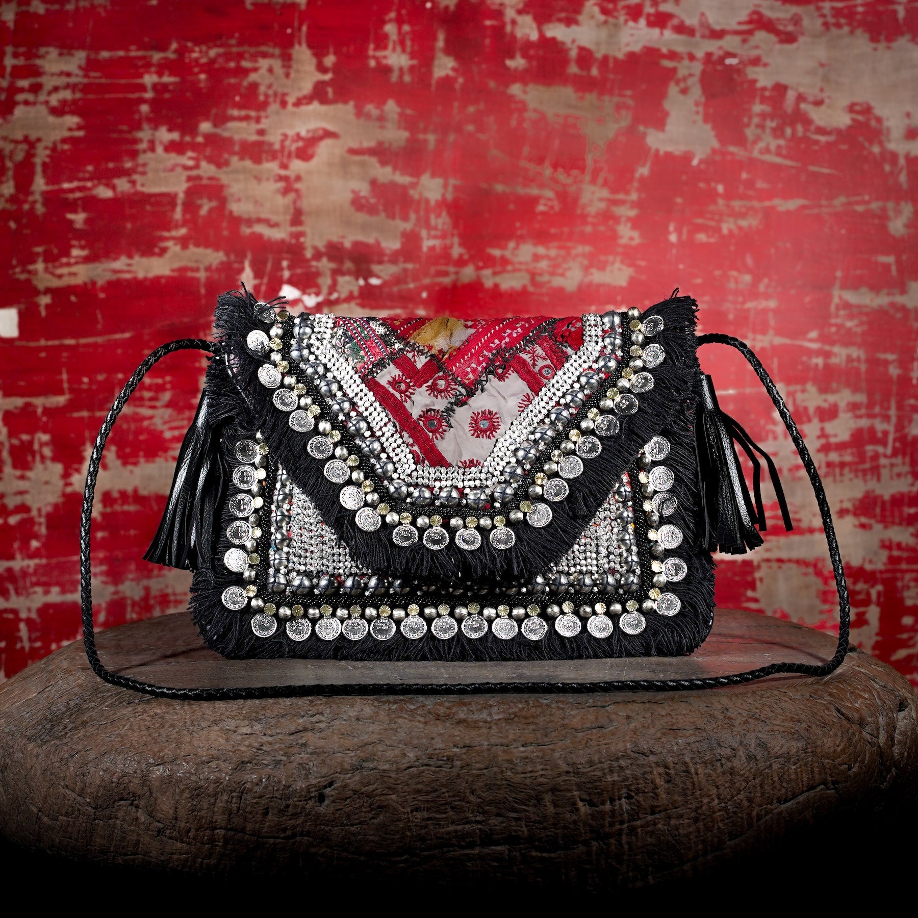 Black Banjara Clutch 022