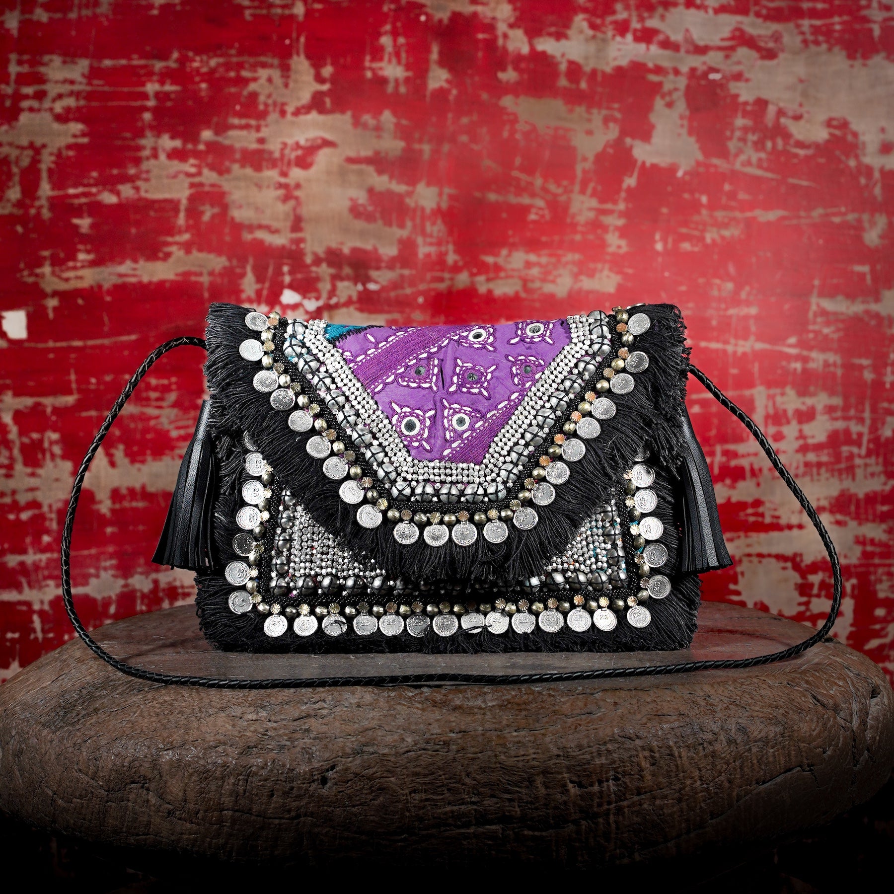 Black Banjara Clutch 023