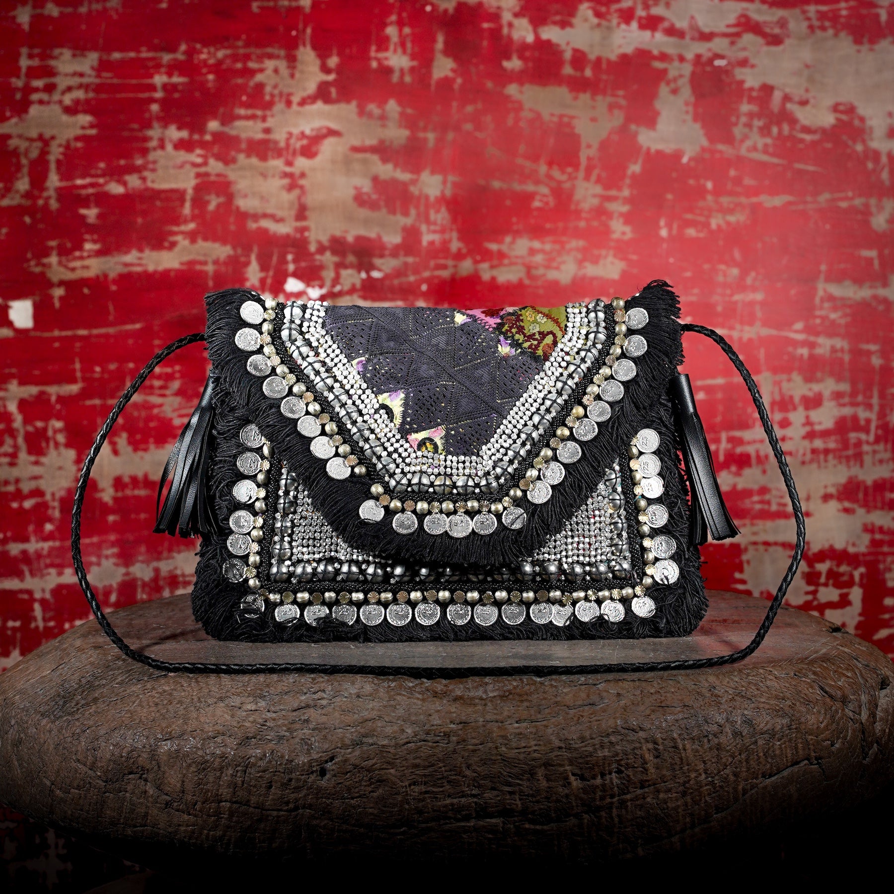 Black Banjara Clutch 024
