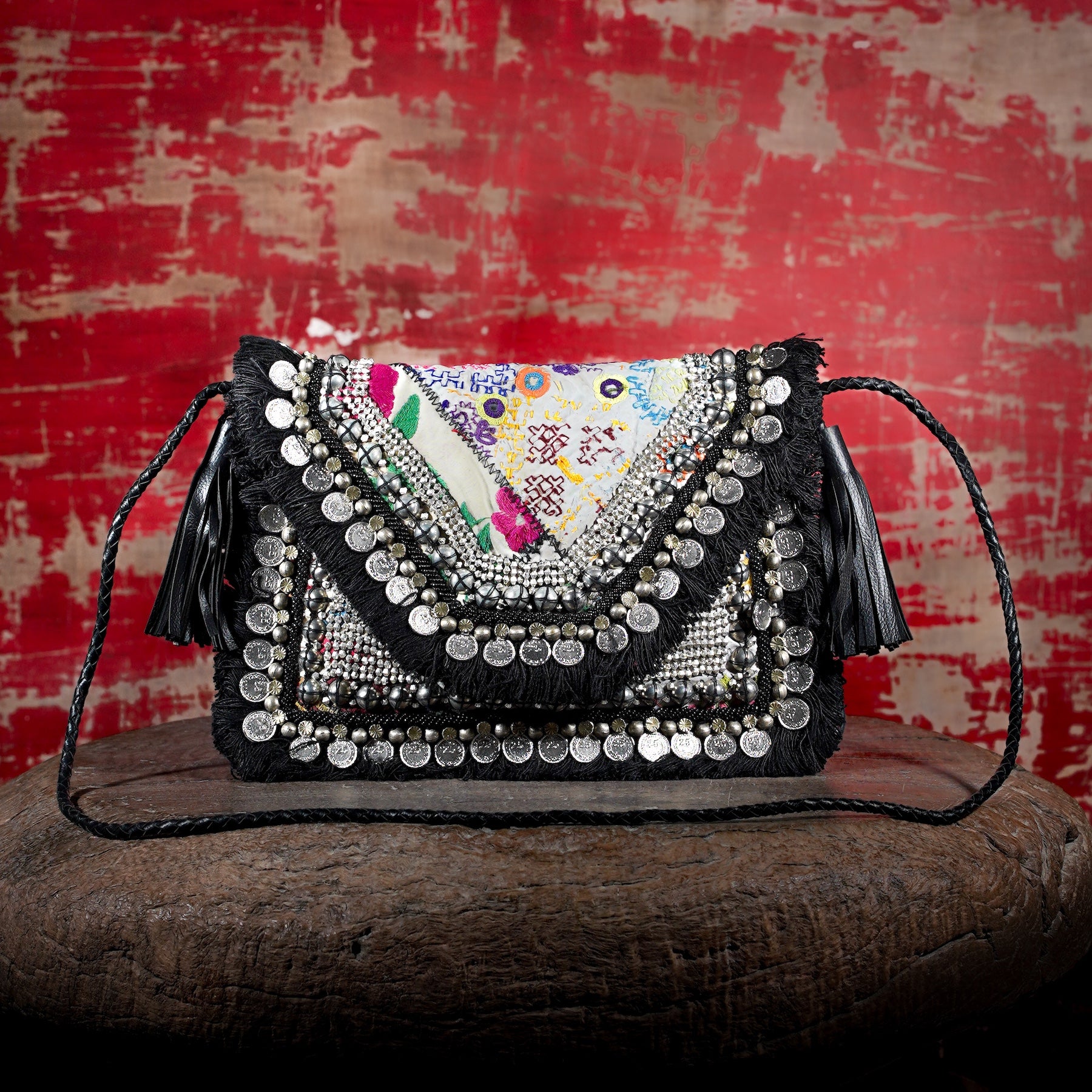 Black Banjara Clutch 025