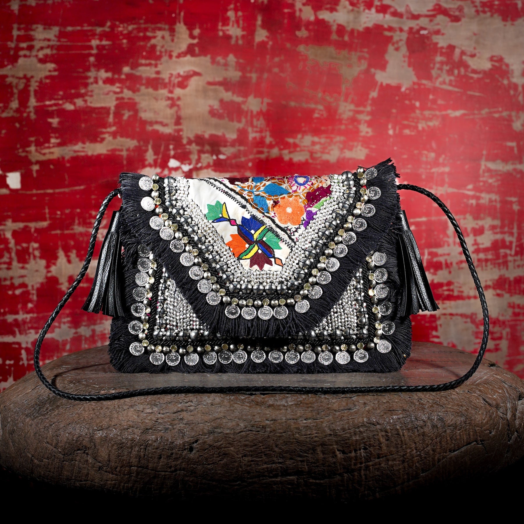 Black Banjara Clutch 026