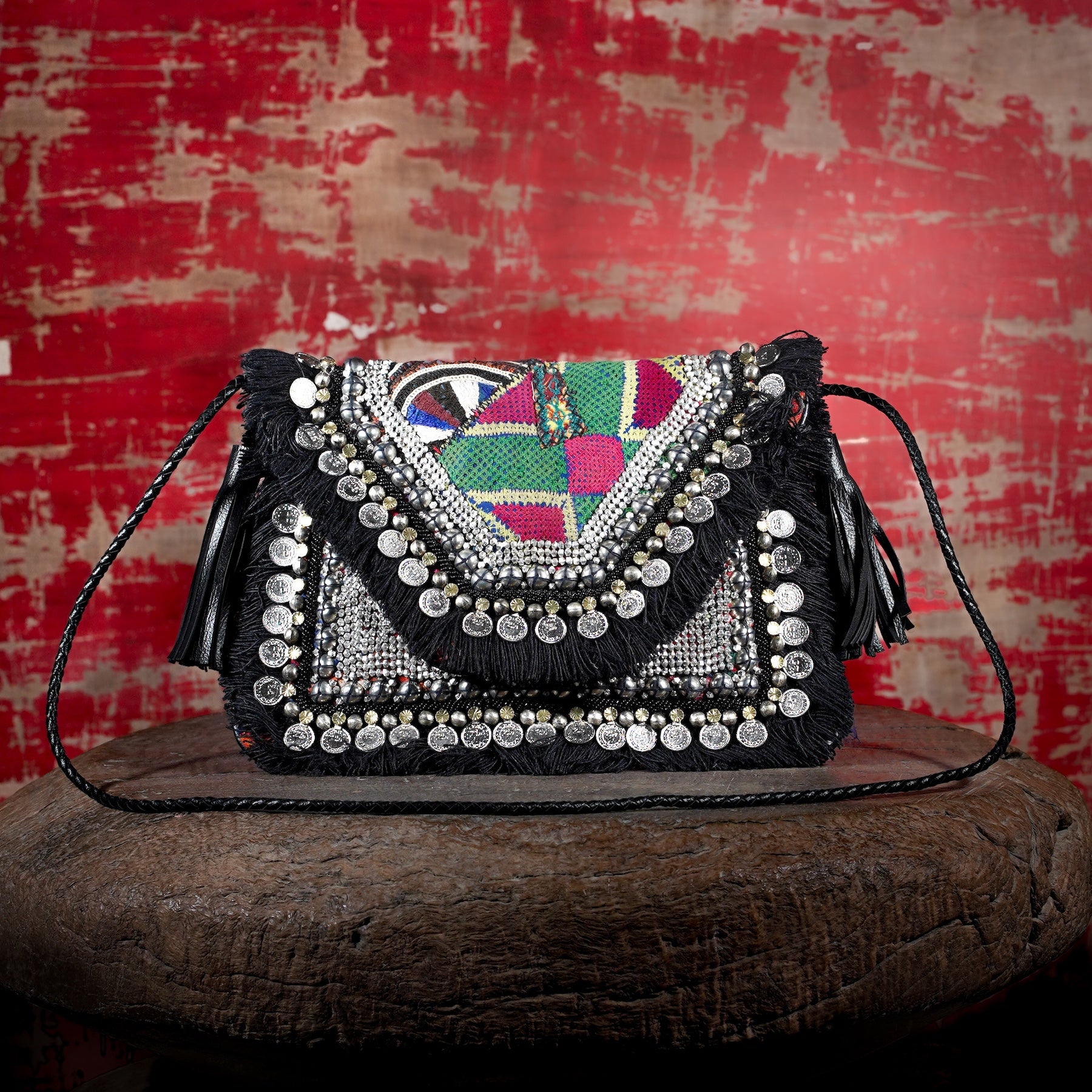 Black Banjara Clutch 028
