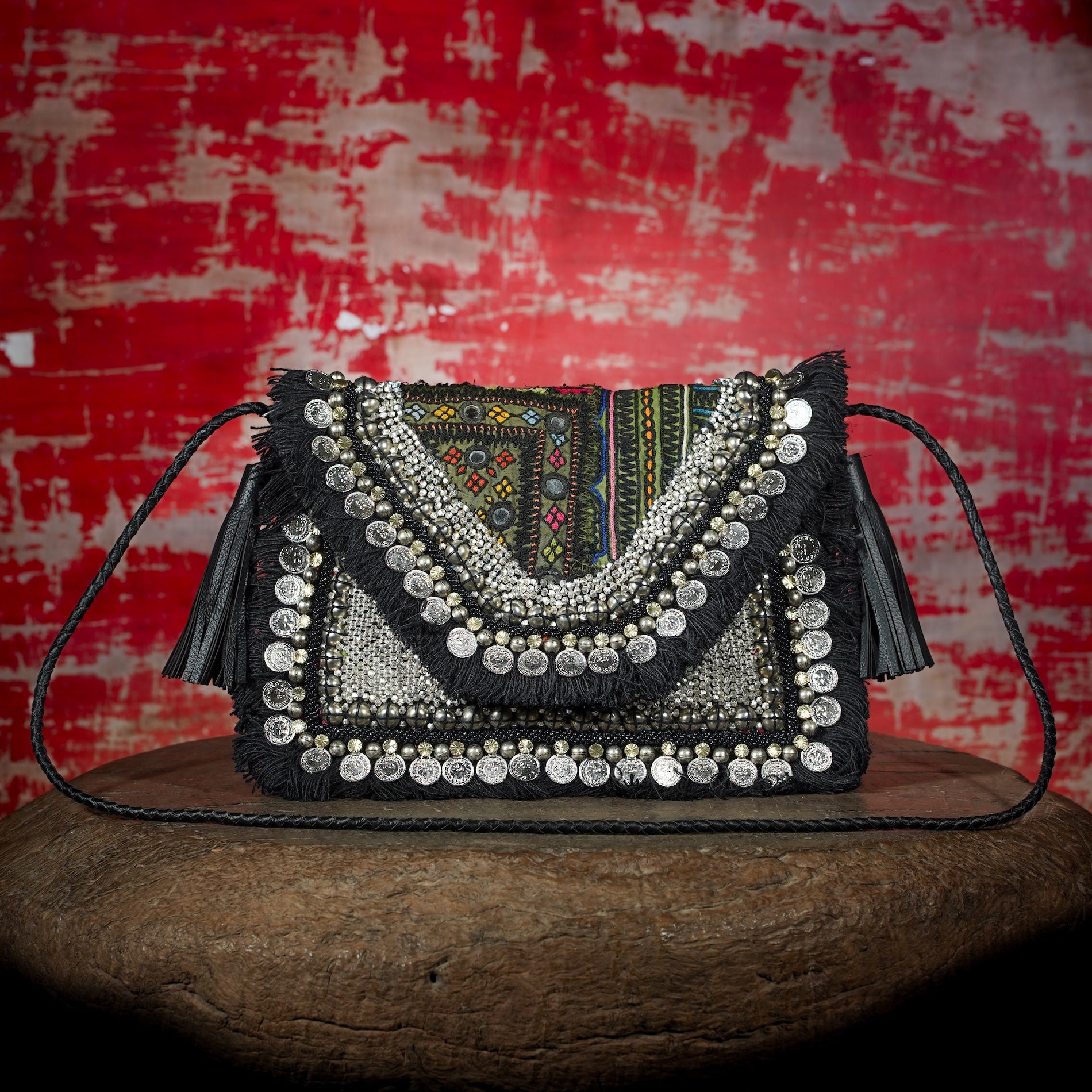 Black Banjara Clutch 031