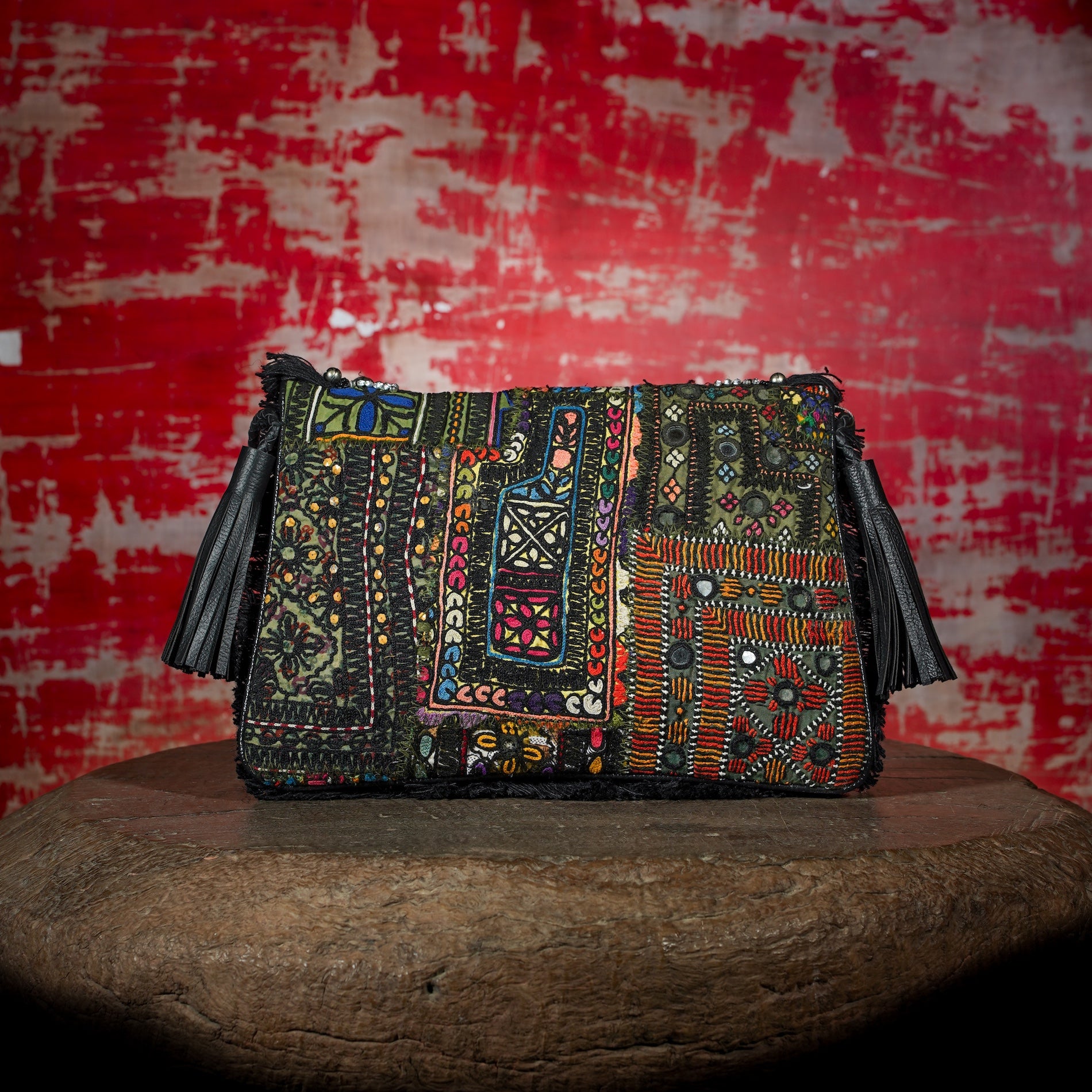 Black Banjara Clutch 031