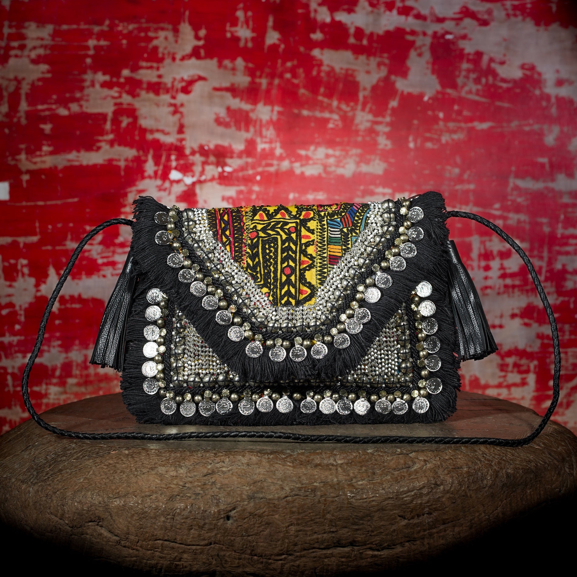 Black Banjara Clutch 032