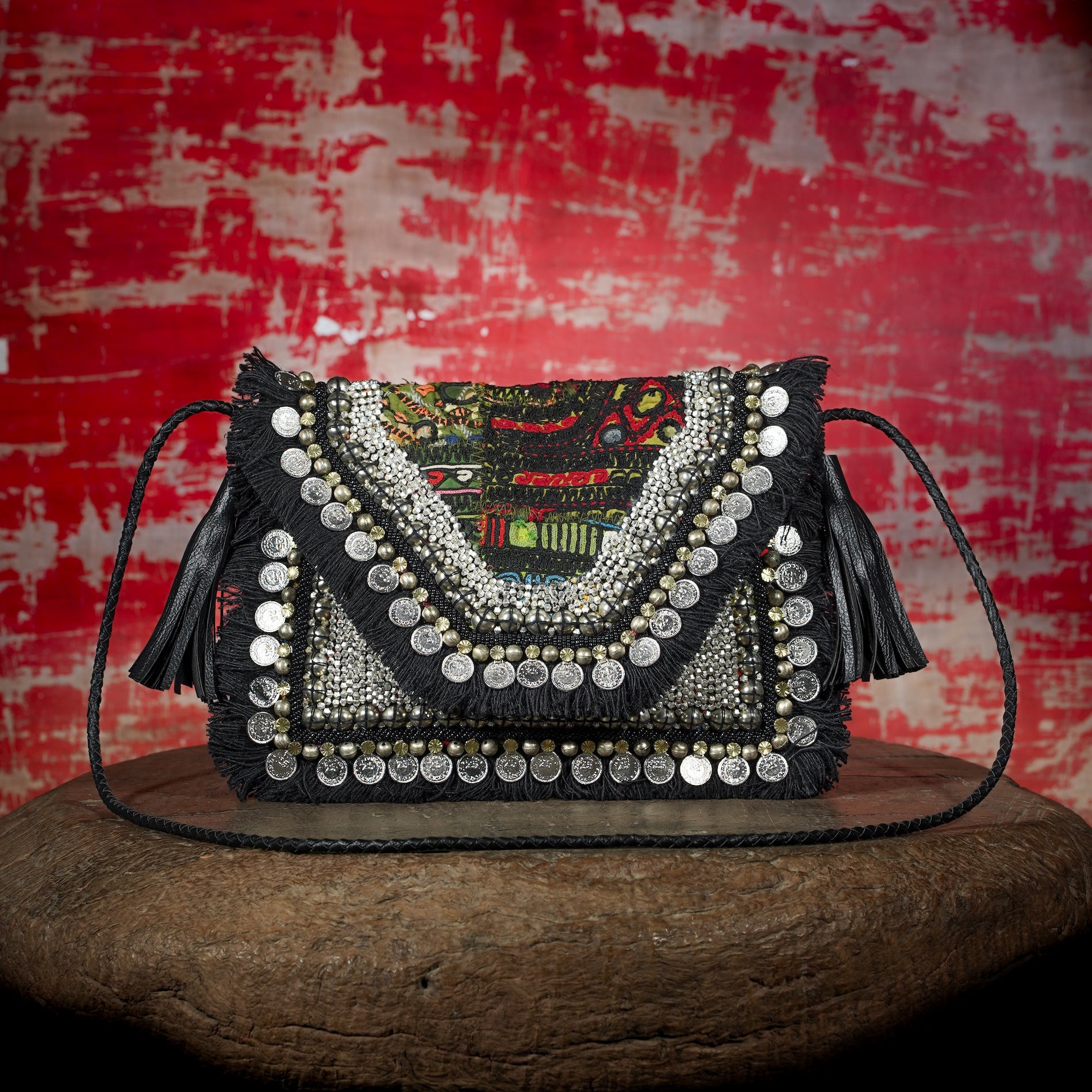 Black Banjara Clutch 034