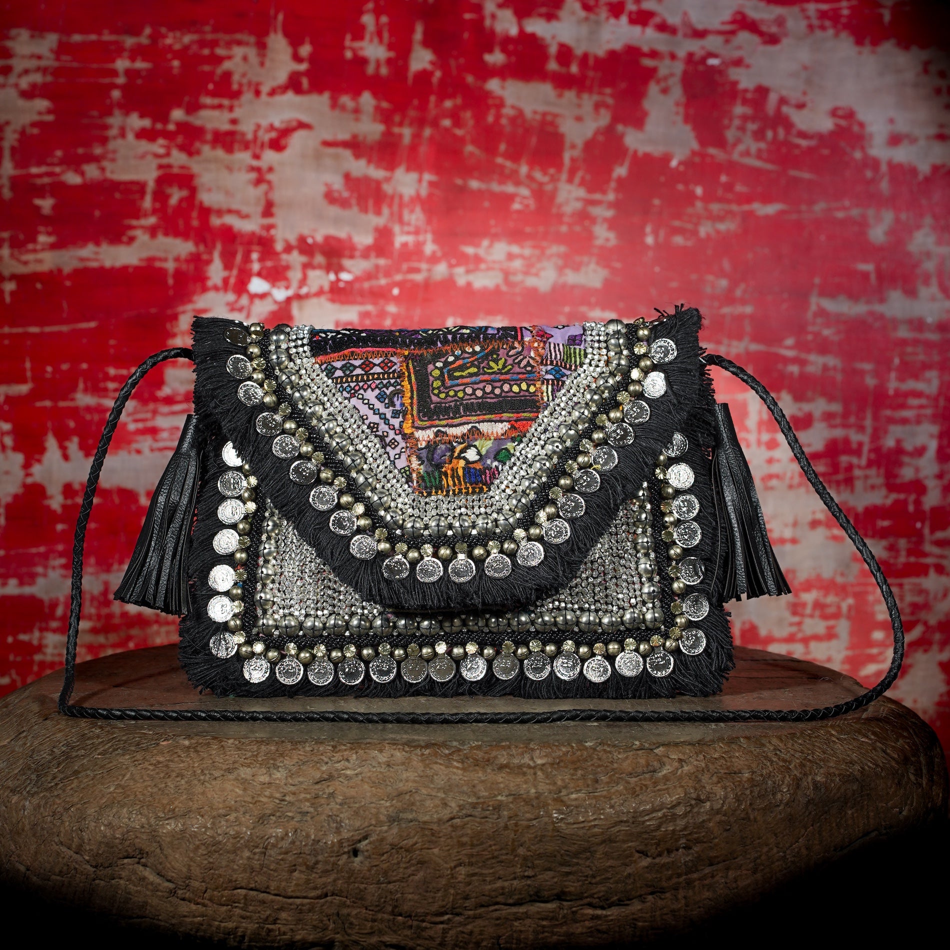 Black Banjara Clutch 036