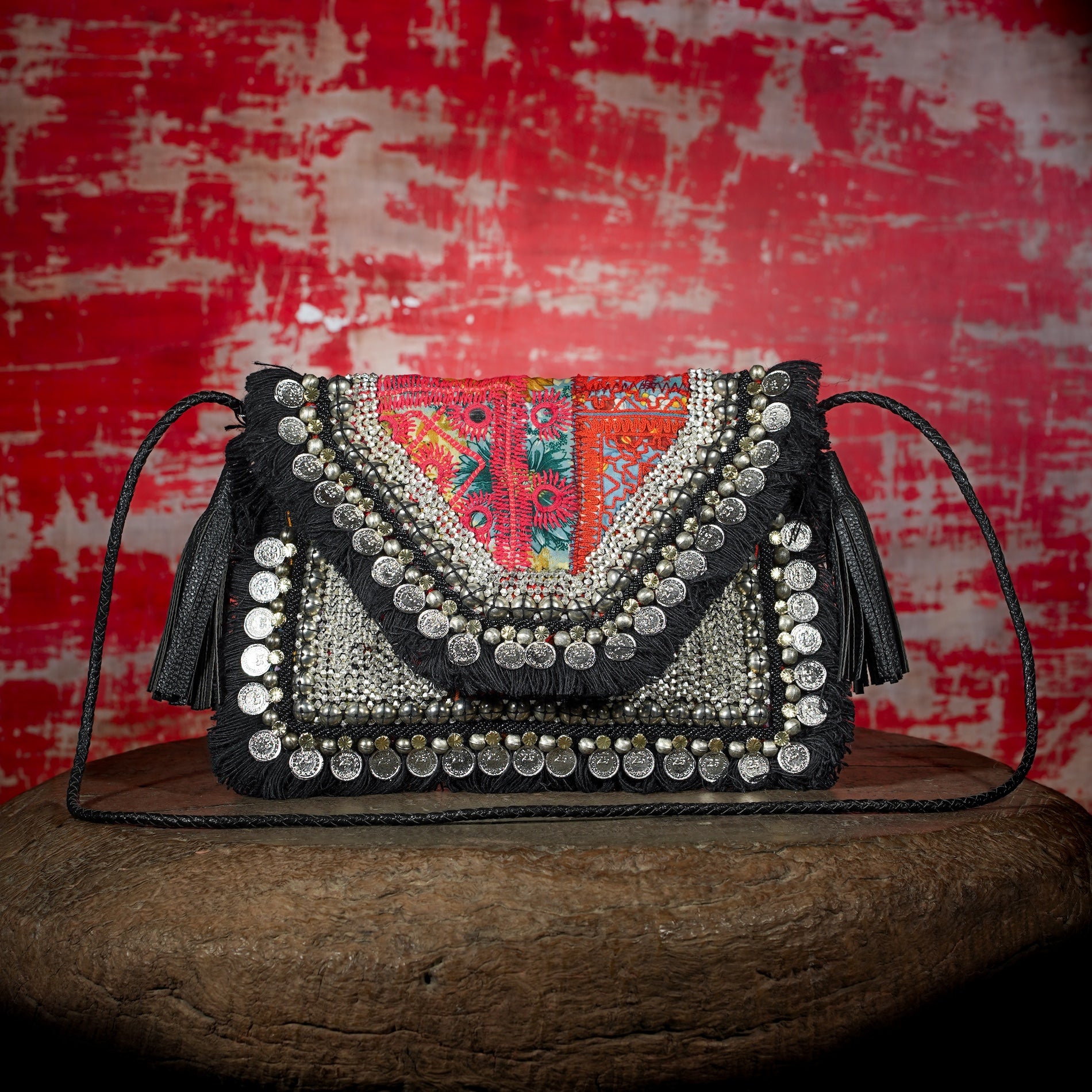 Black Banjara Clutch 037