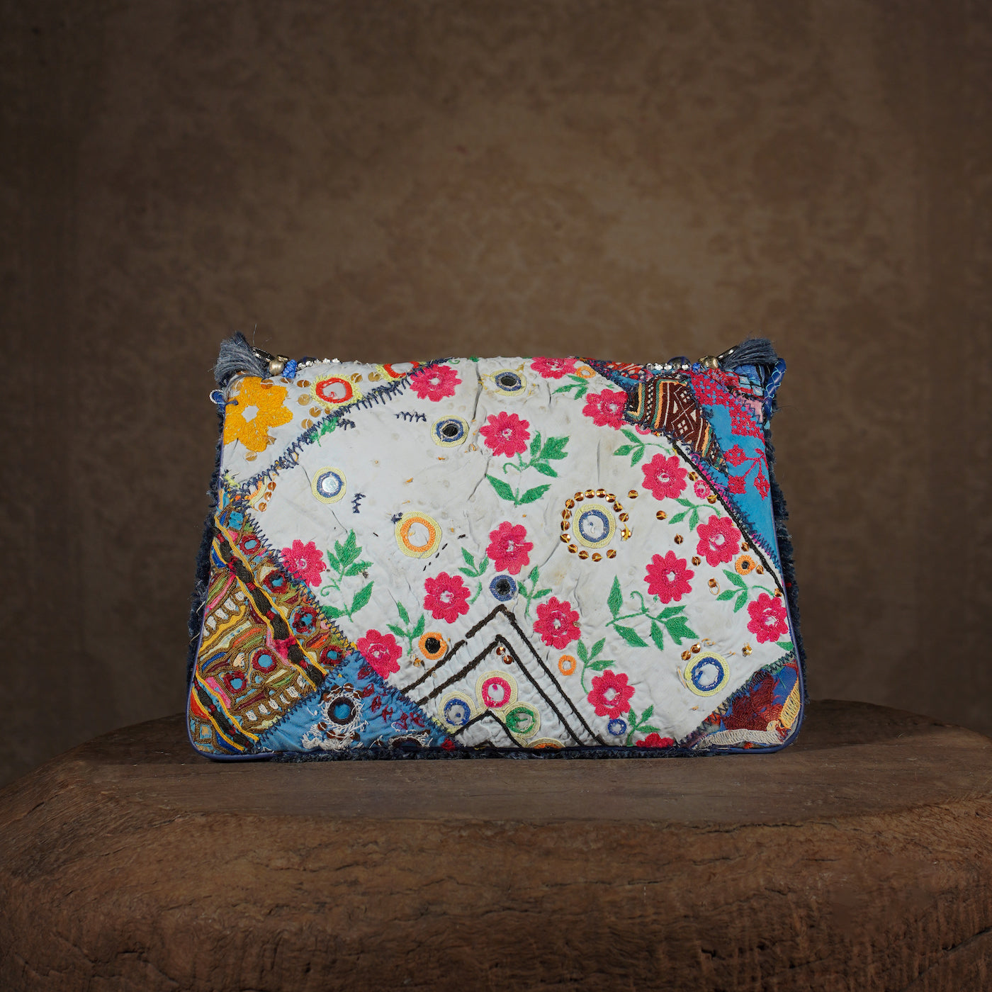 Blue Banjara Clutch 004