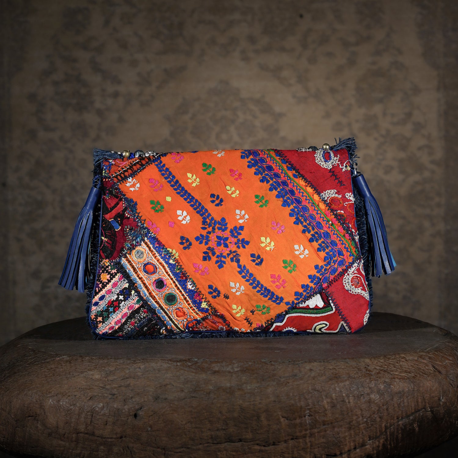 Blue Banjara Clutch 006