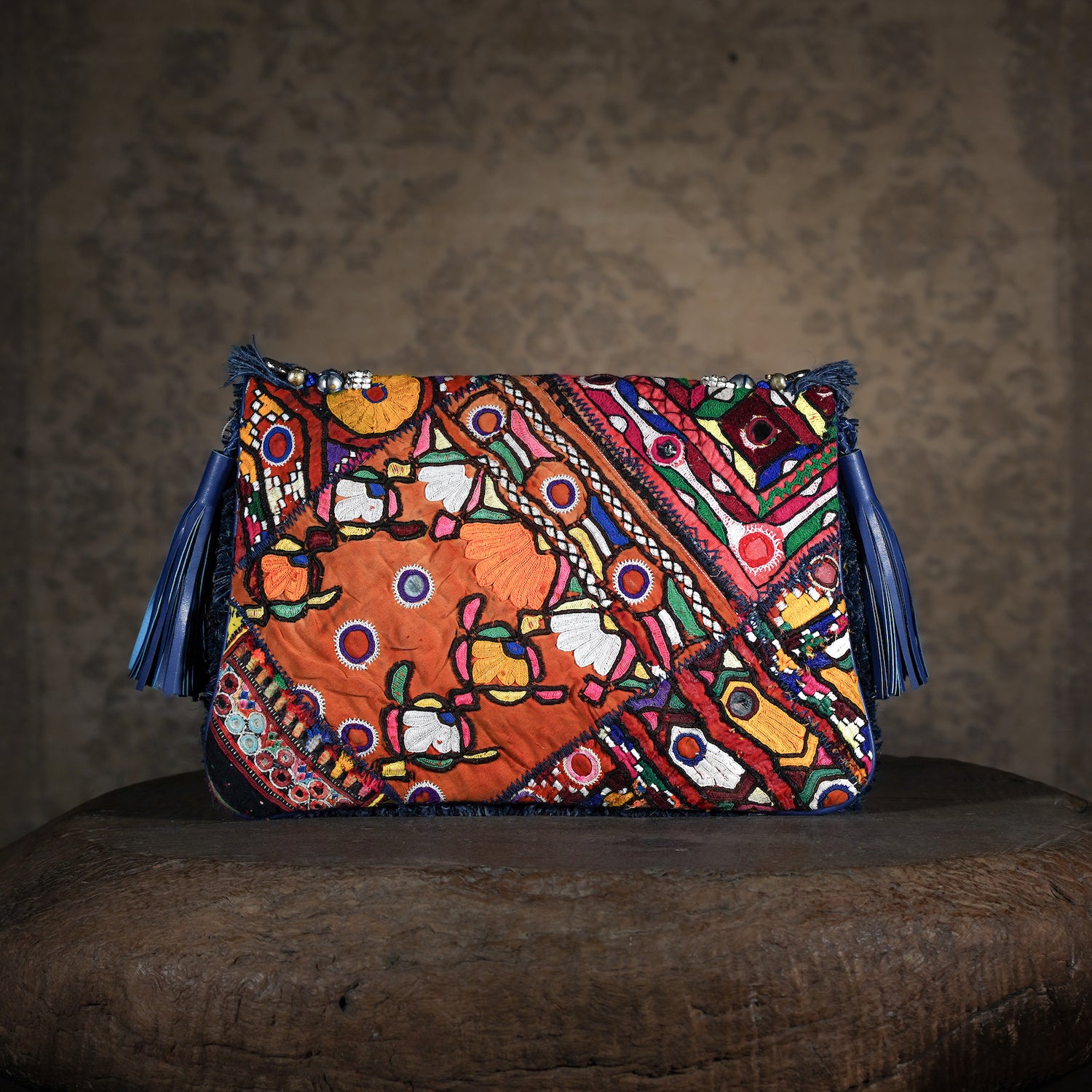 Blue Banjara Clutch 008