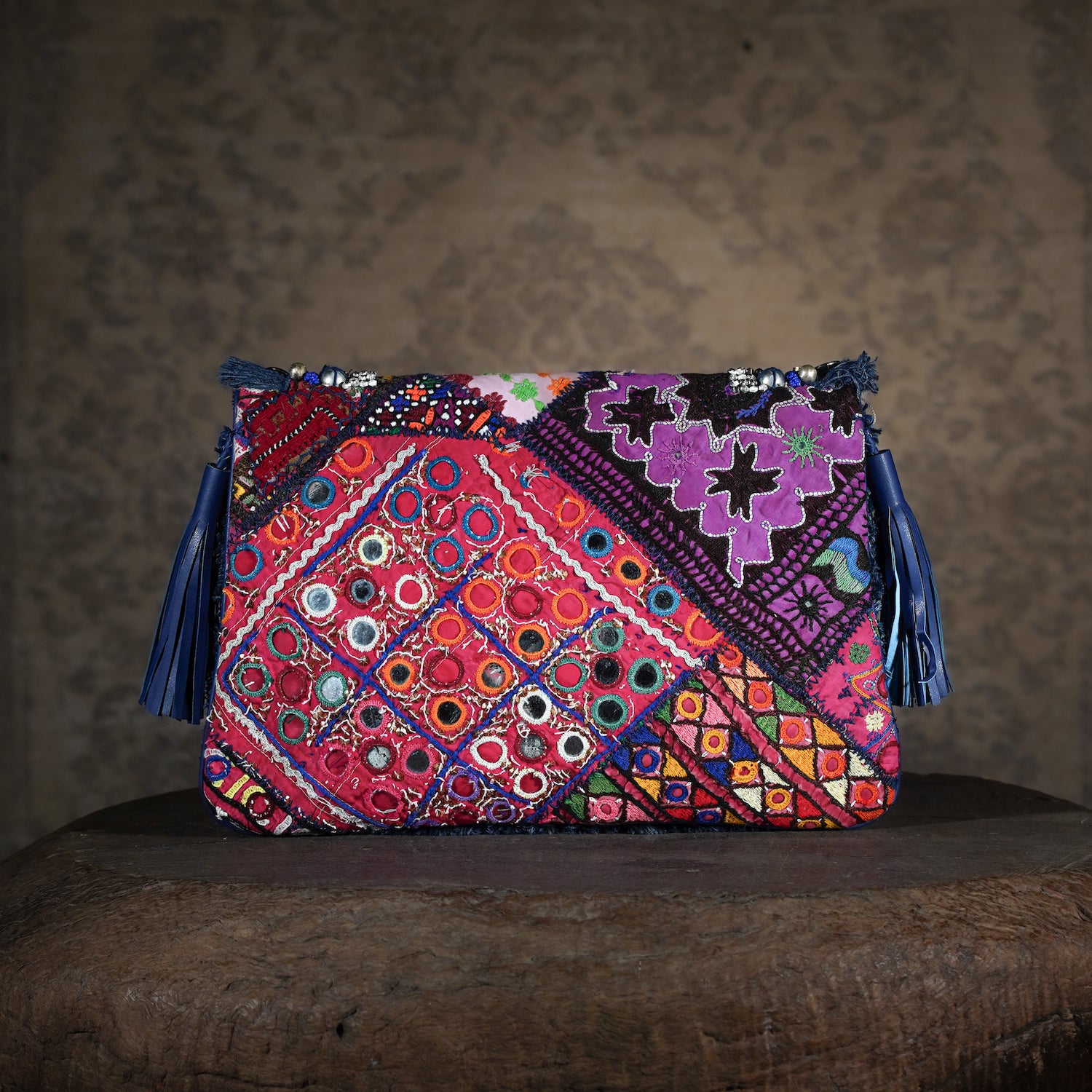 Blue Banjara Clutch 009