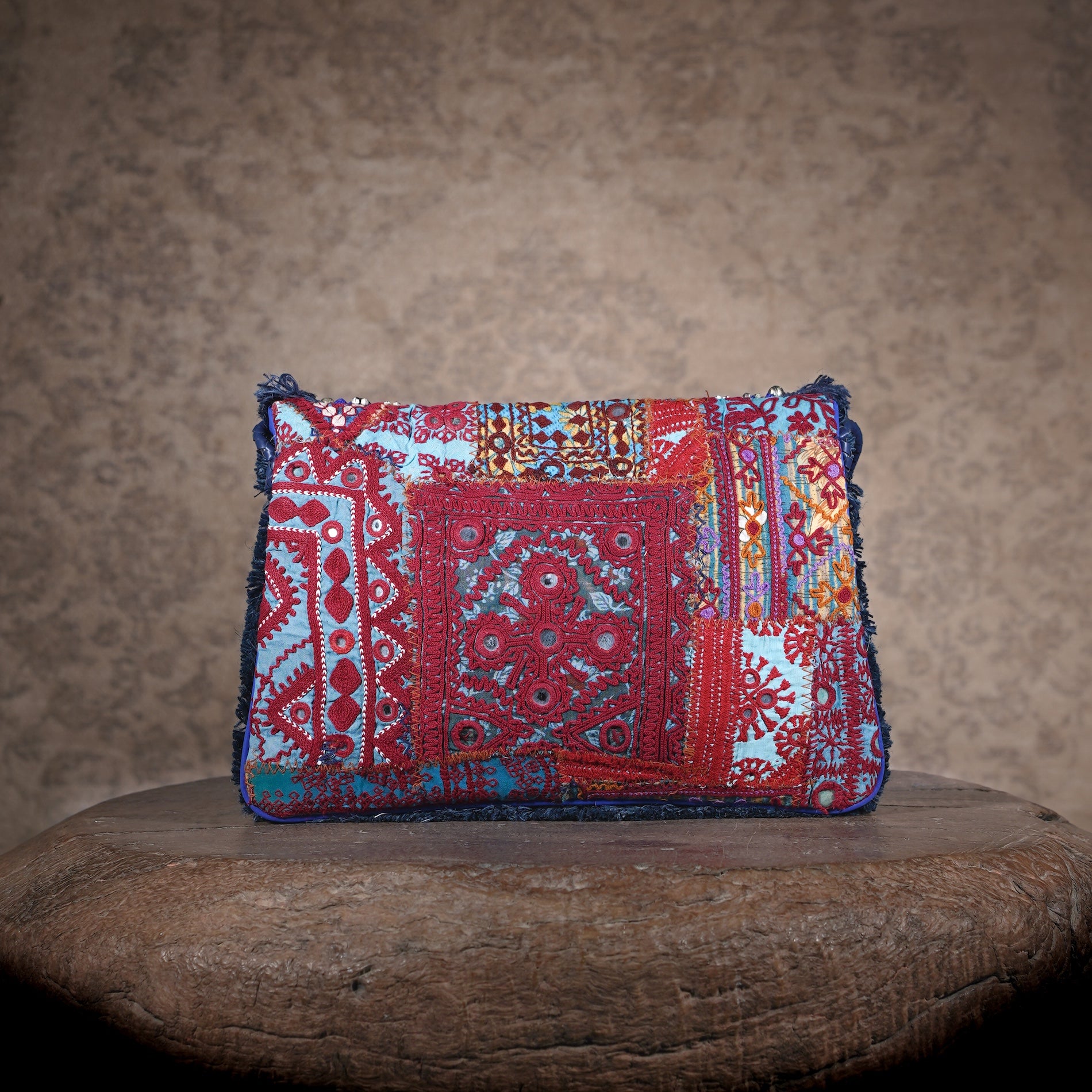 Blue Banjara Clutch 021