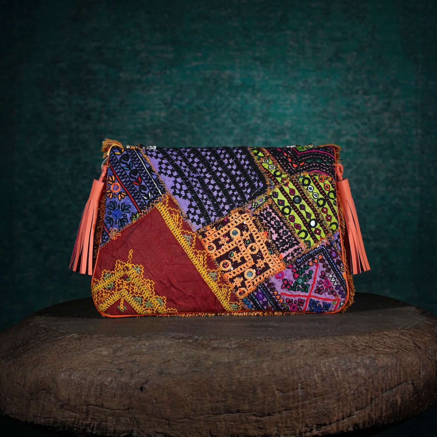 Coral Banjara Clutch 010