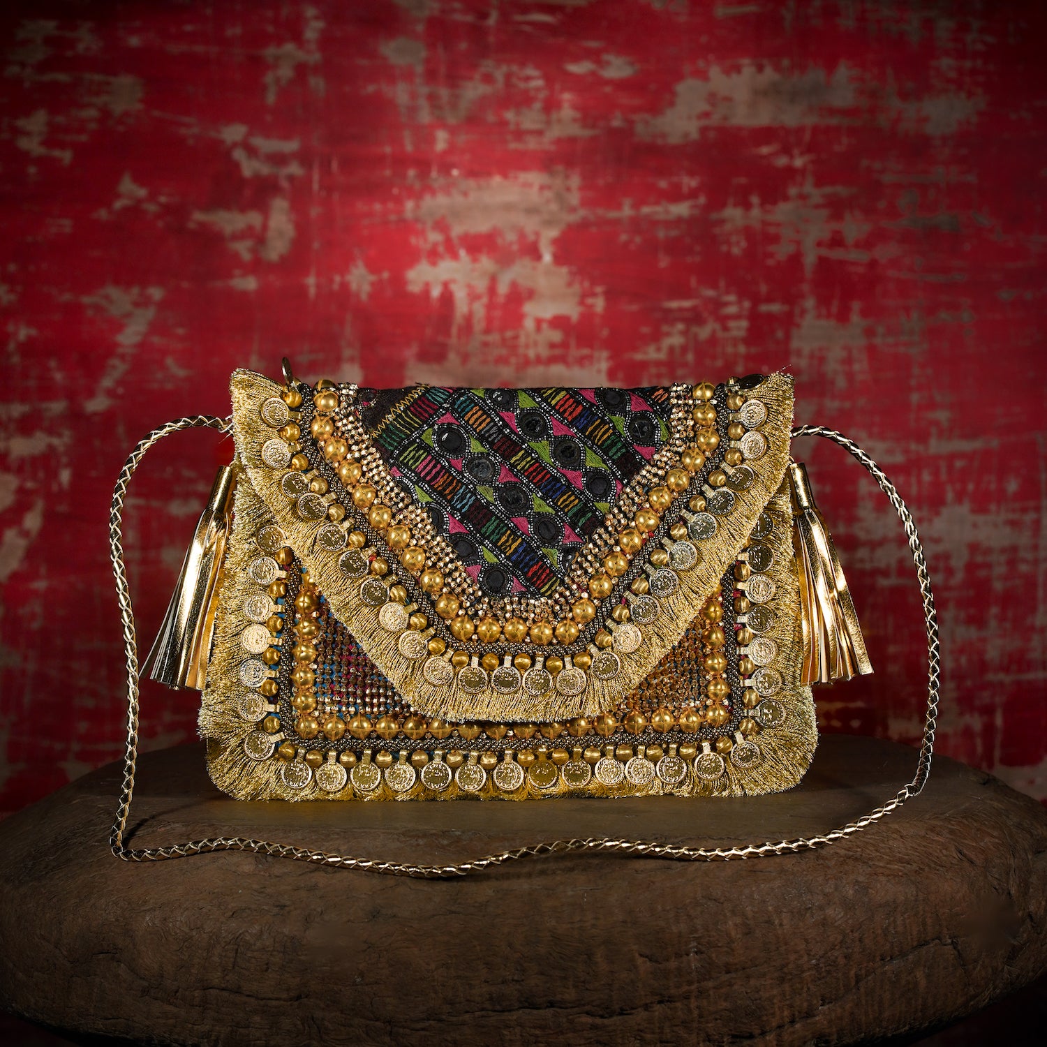 Gold Banjara Clutch 007