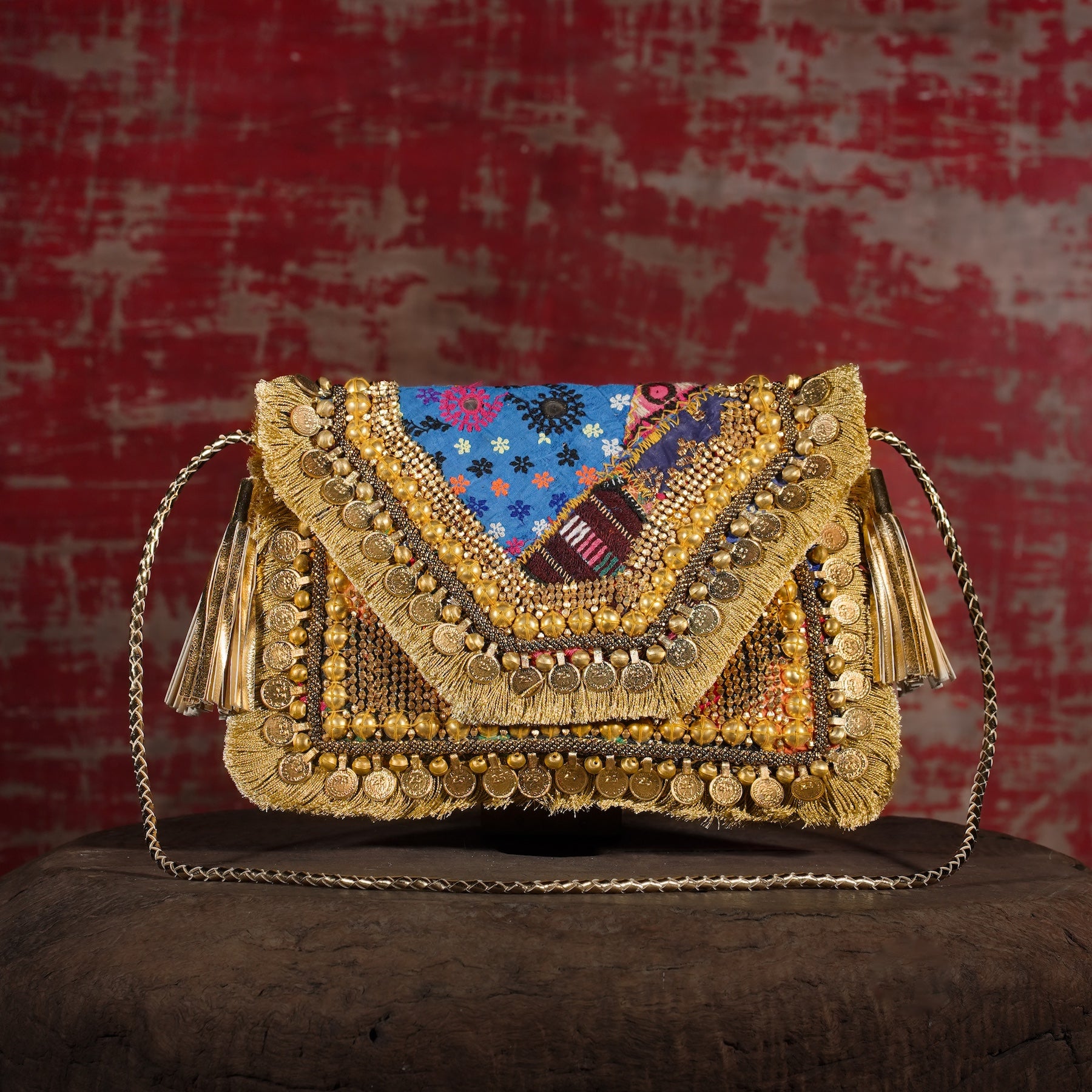 Gold Banjara Clutch 031